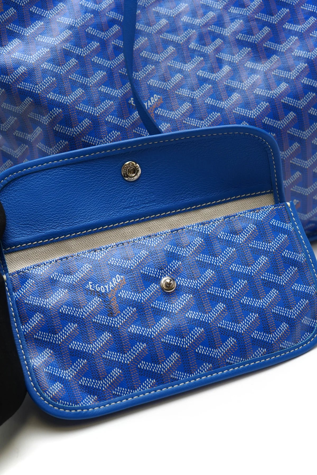 Goyard Goyardine Saint Louis Sky Blue PM