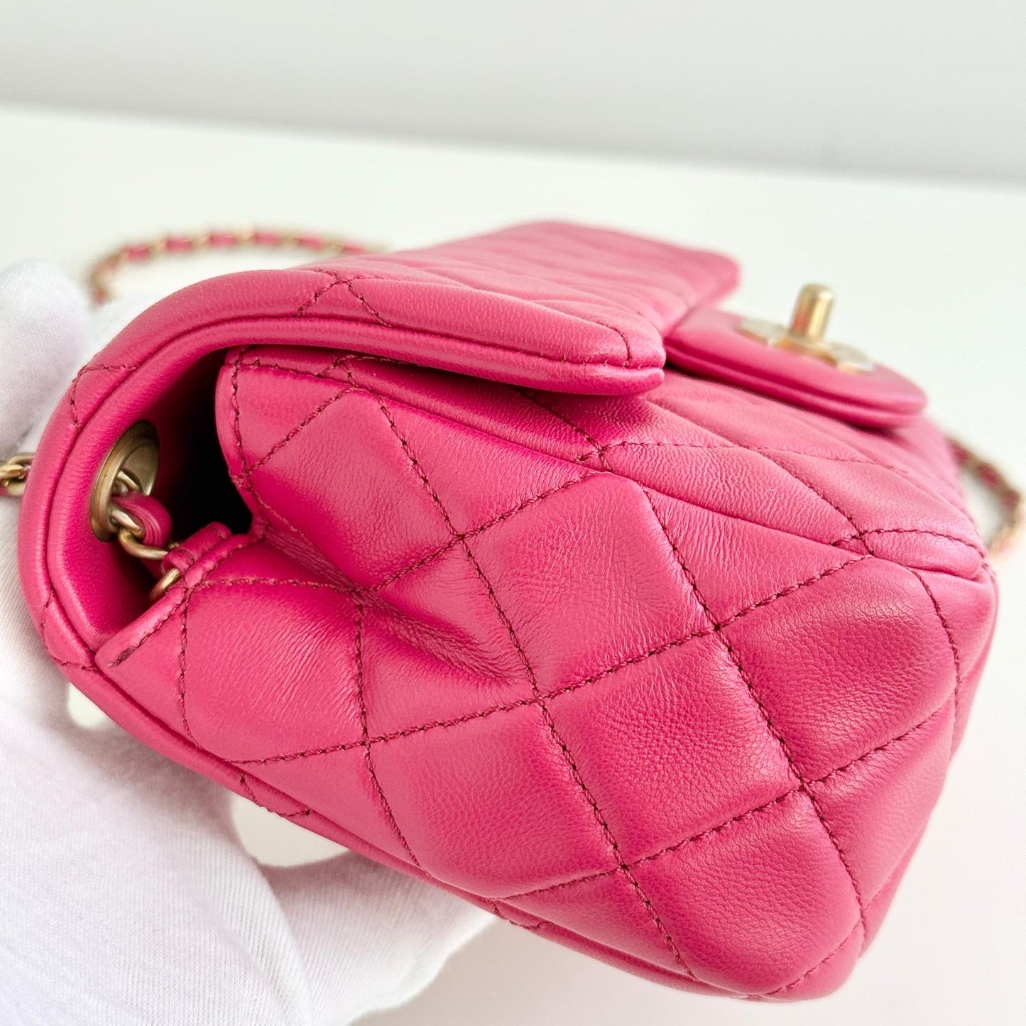 Chanel mini rectangular pearl crush