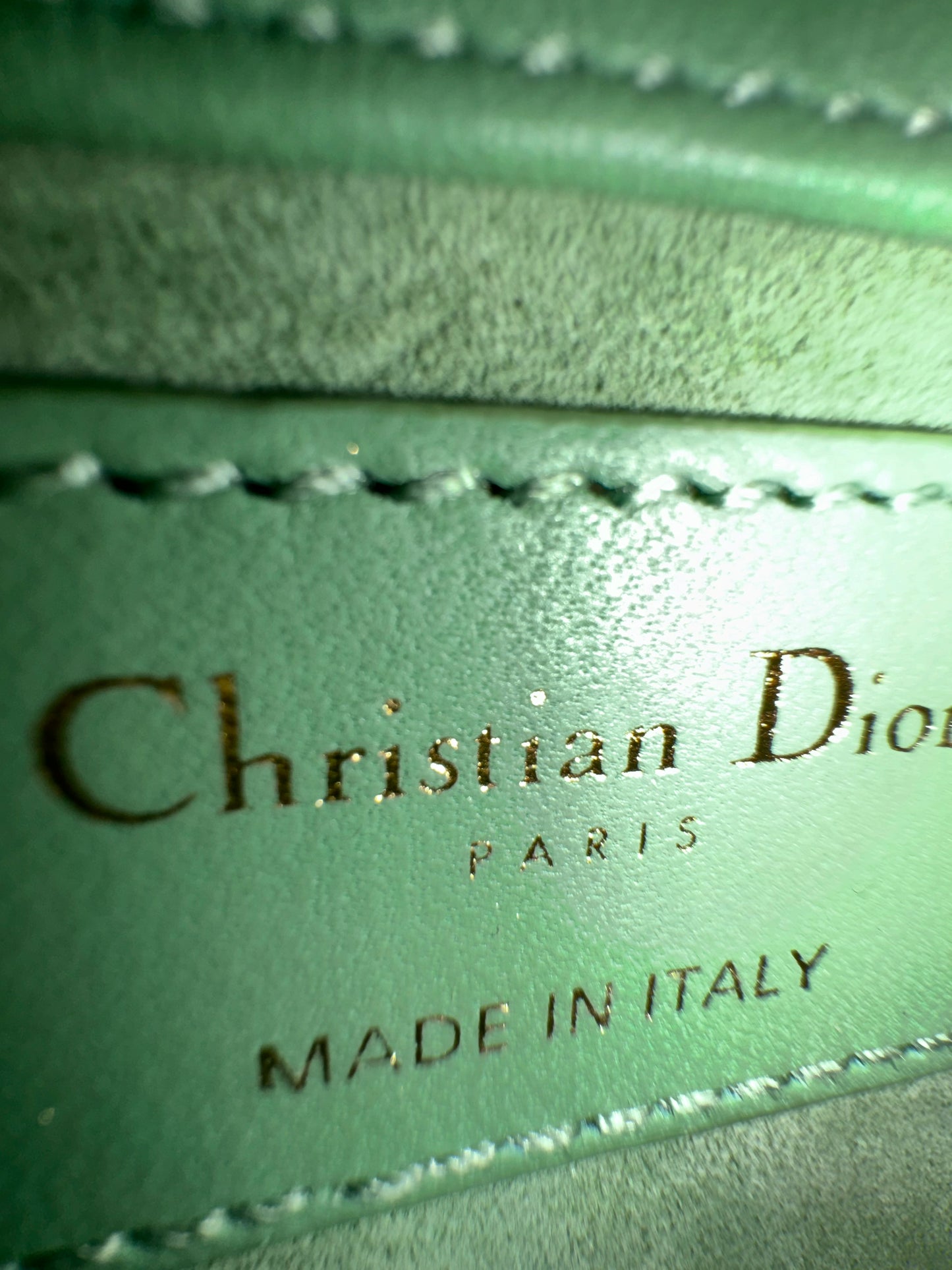 Christian Dior Lady Micro Bag , lmtd Edition Green