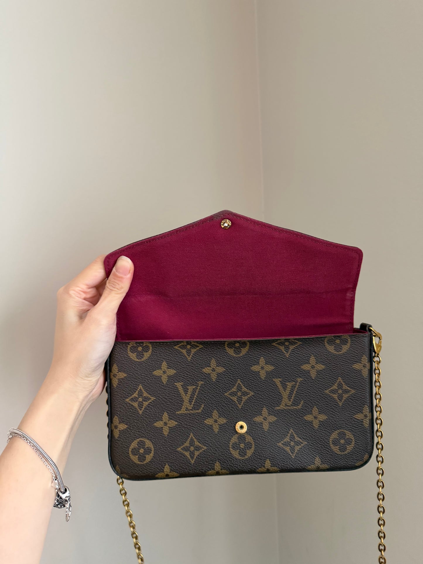 Louis Vuitton felicie pochette monogram