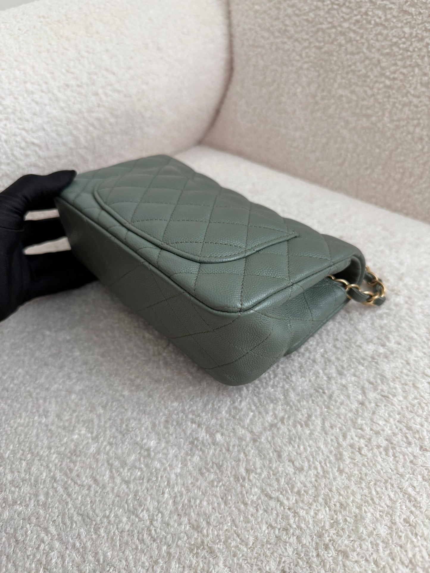 Chanel Classic Caviar 18C Mini Rectangular Bag