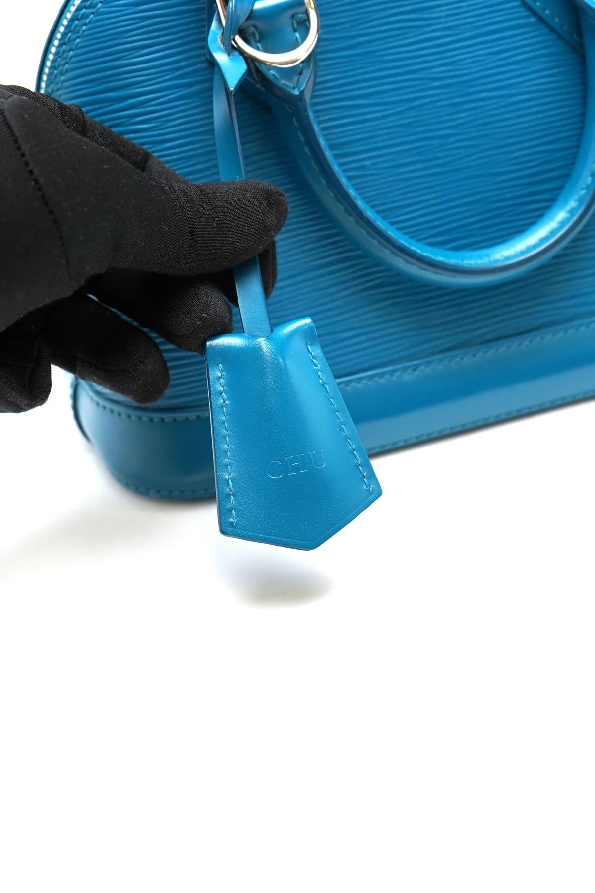 Louis Vuitton Epi Alma BB Cyan