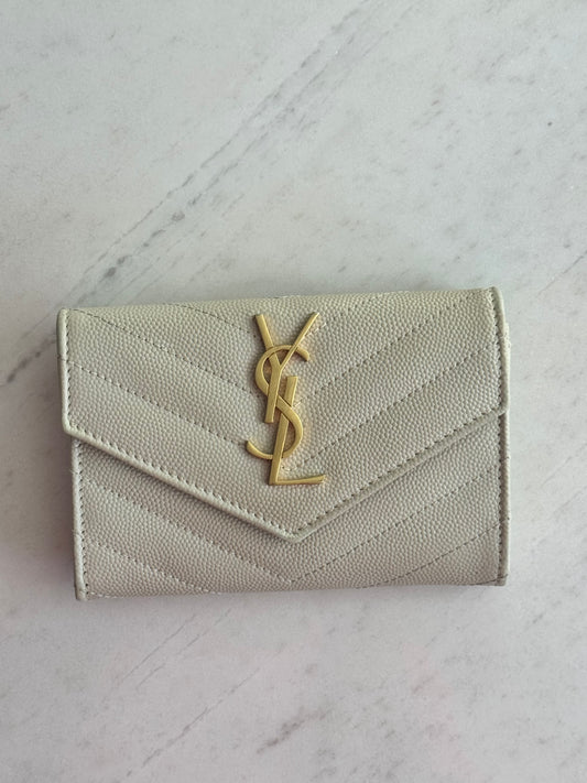 Saint Laurent Cassandre Matelassé Wallet