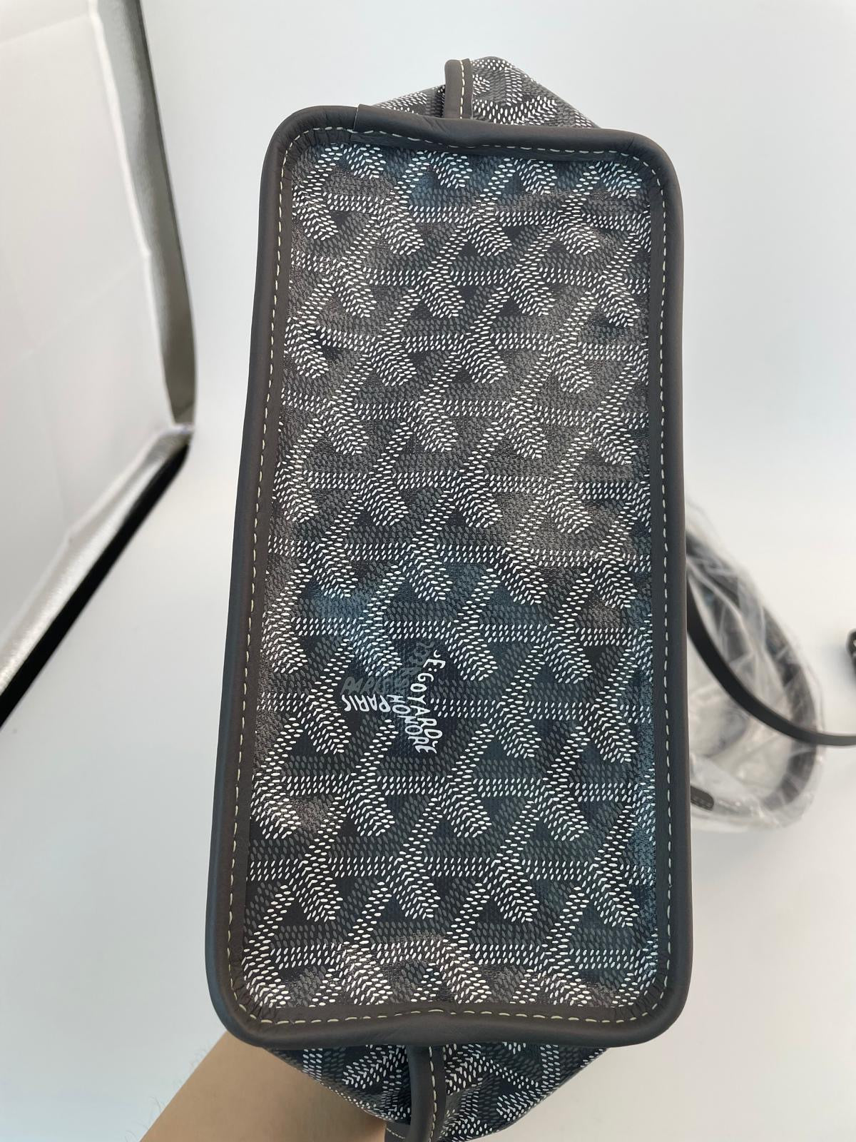Goyard Mini Anjou Grey tote