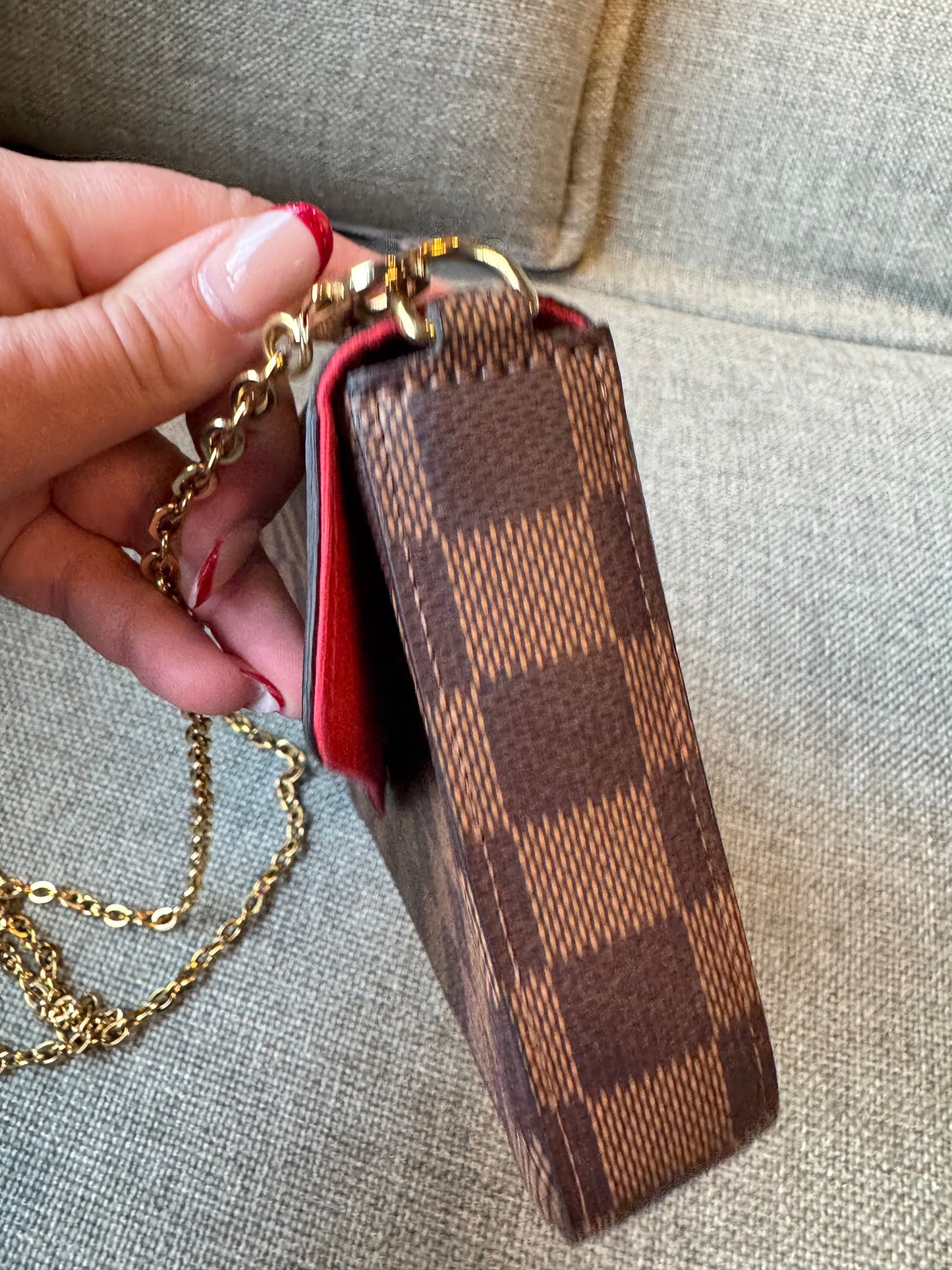 Louis Vuitton felicie pochette Ebene