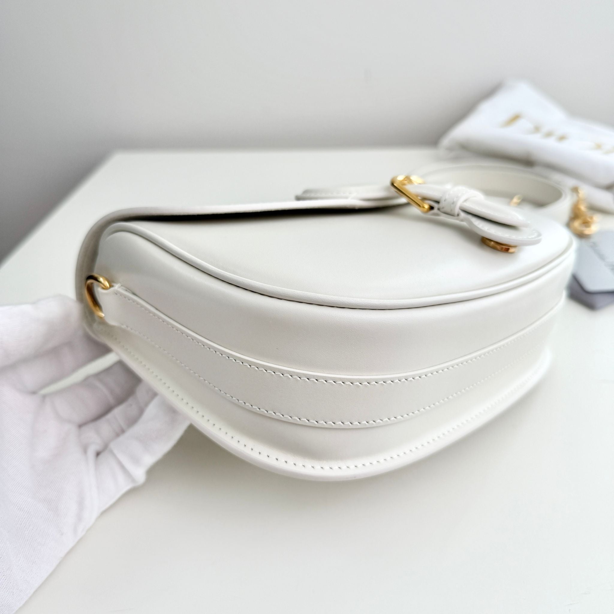 Christian Dior Bobby Medium Bag, White – Posh Ave Luxury Consignment