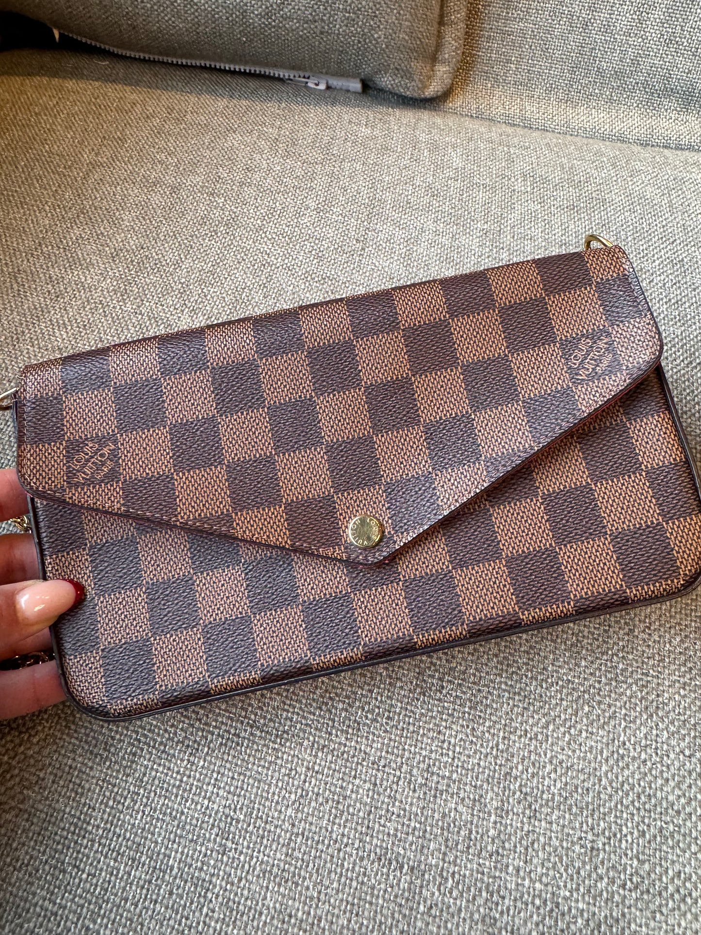 Louis Vuitton felicie pochette Ebene