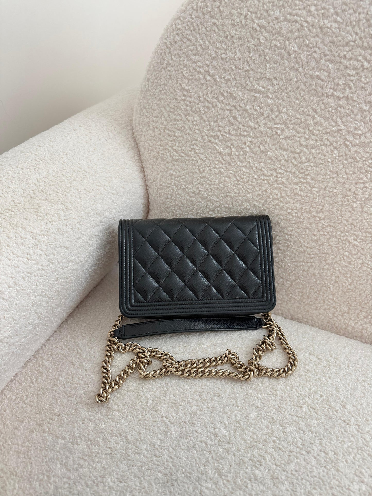 Chanel Boy Wallet On Chain Bag