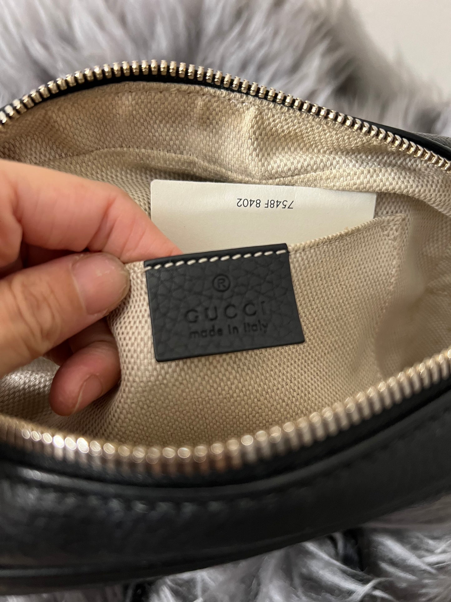 Gucci soho black camera bag