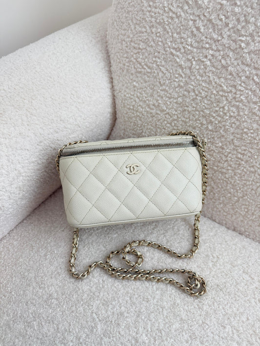 Chanel Long Caviar Vanity Bag