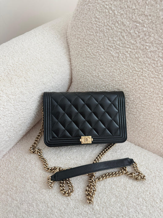 Chanel Boy Wallet On Chain Bag