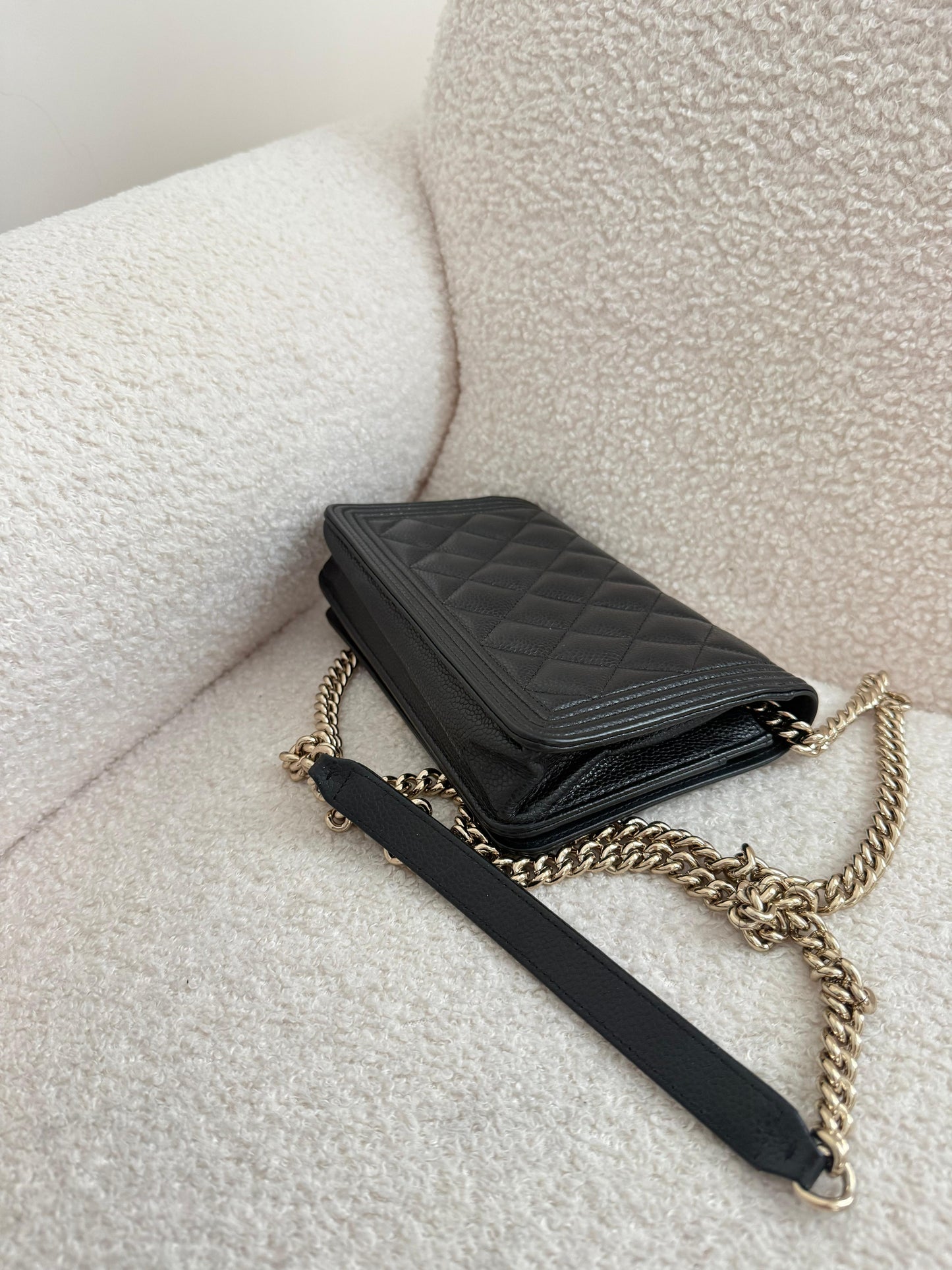 Chanel Boy Wallet On Chain Bag