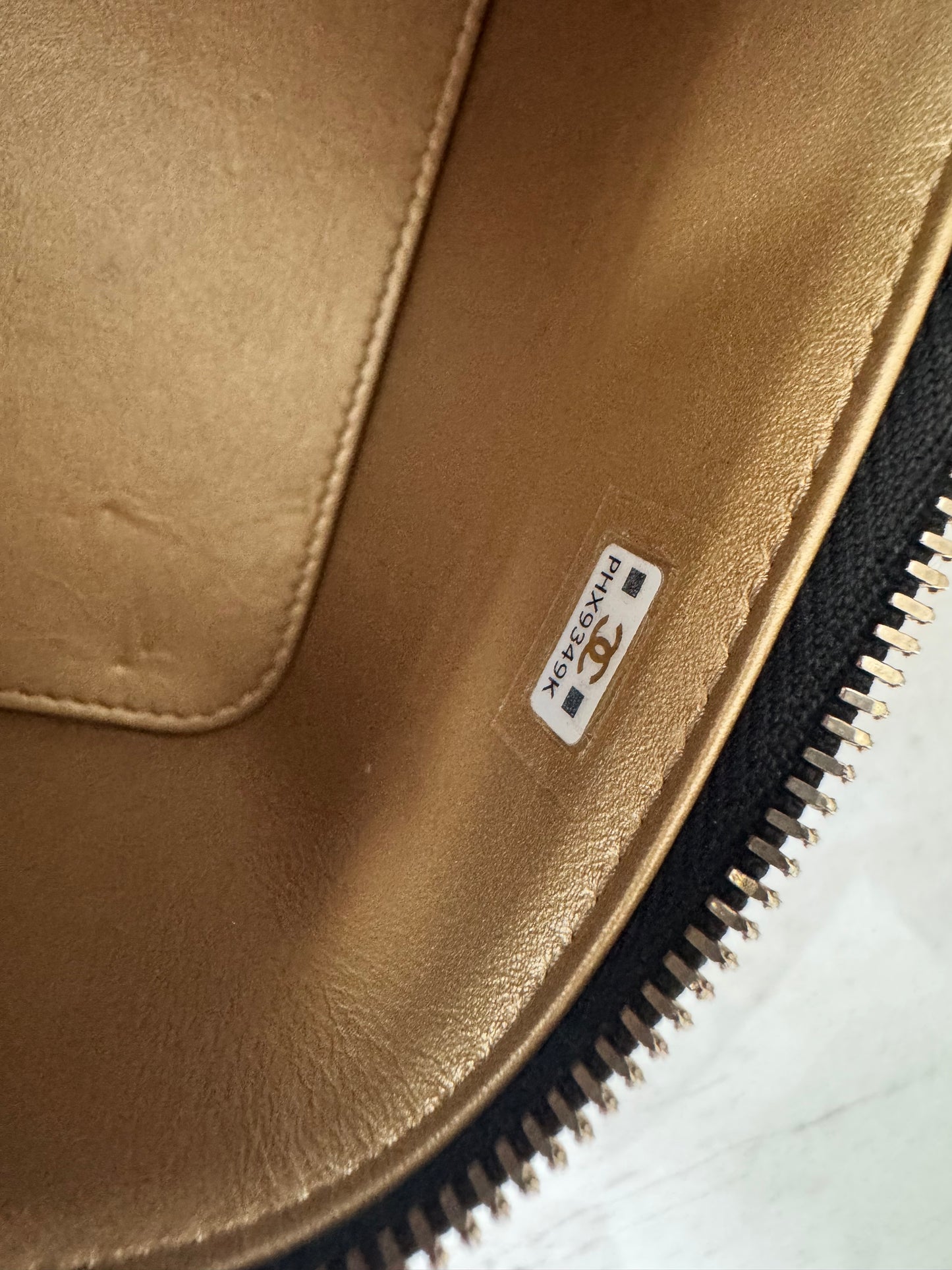 Chanel Pearl Crush Vanity Case, Black lambskin GHW