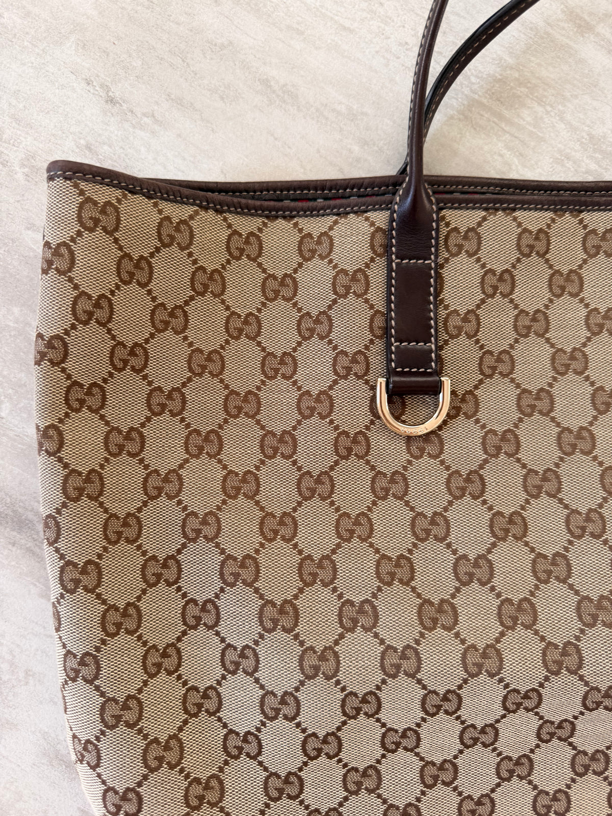 Gucci GG Canvas Britt Tote