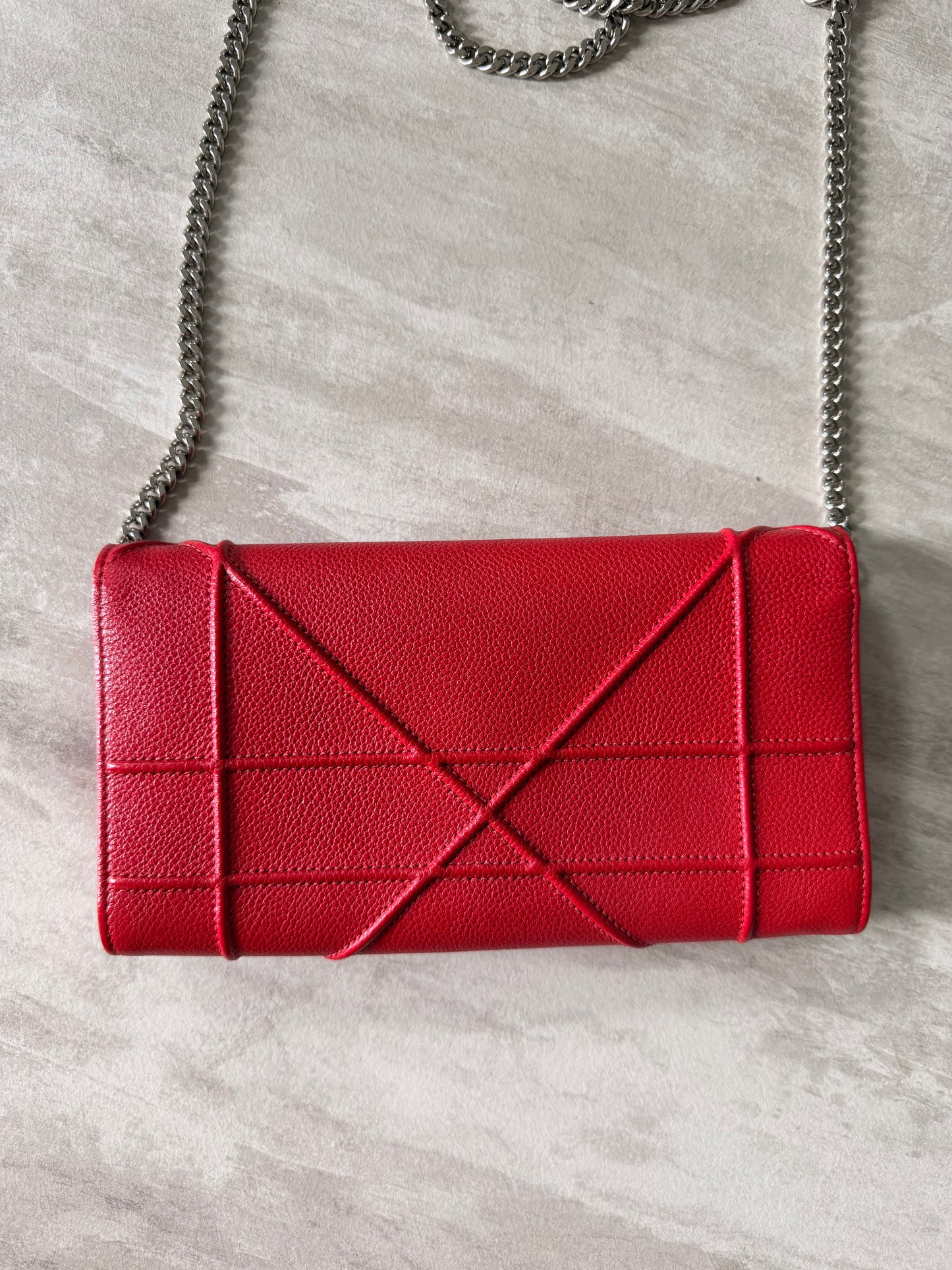Christian Dior Diorama Wallet On Chain