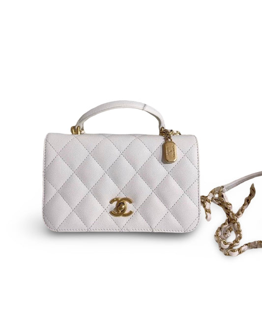 Chanel Top Handle Flap Bag