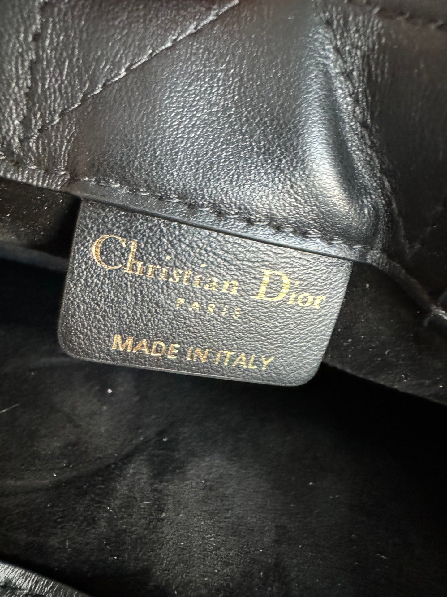 Christian Dior mini tote bag, black