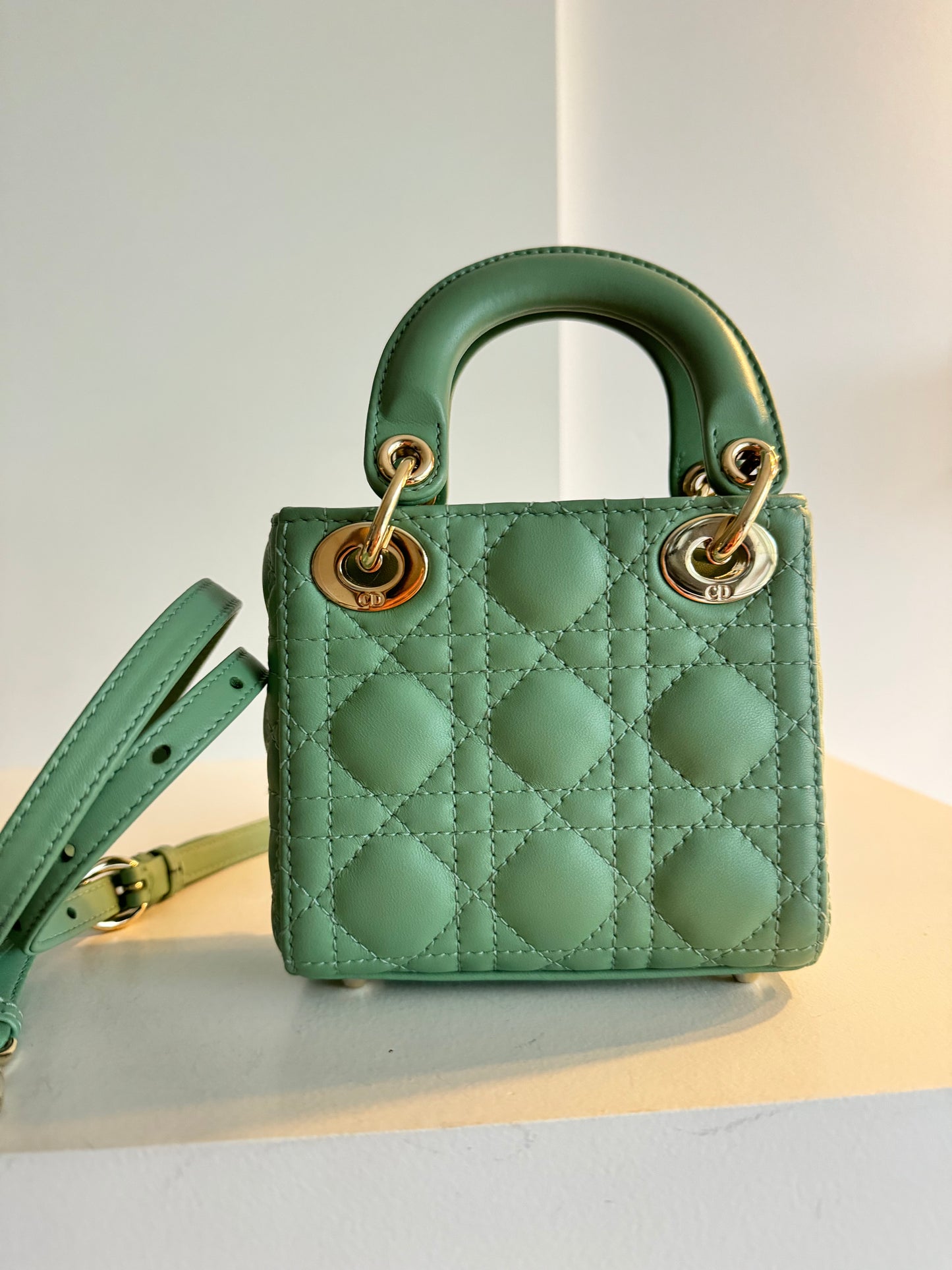 Christian Dior Lady Micro Bag , lmtd Edition Green