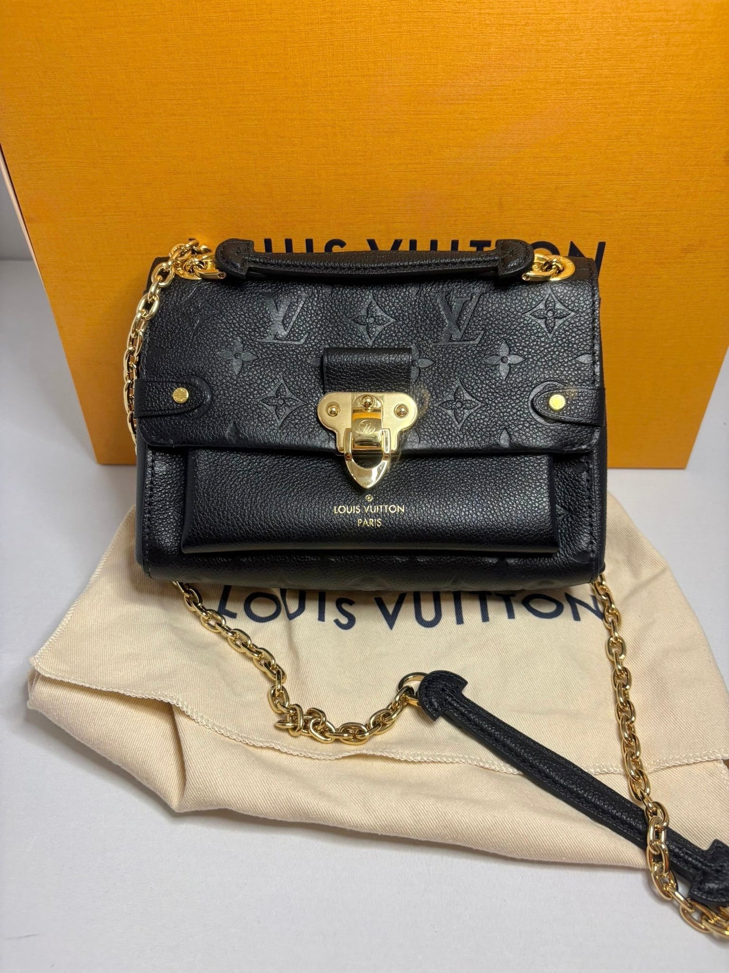 Louis Vuitton Vavin BB shoulder bag in black Monogram Empreinte