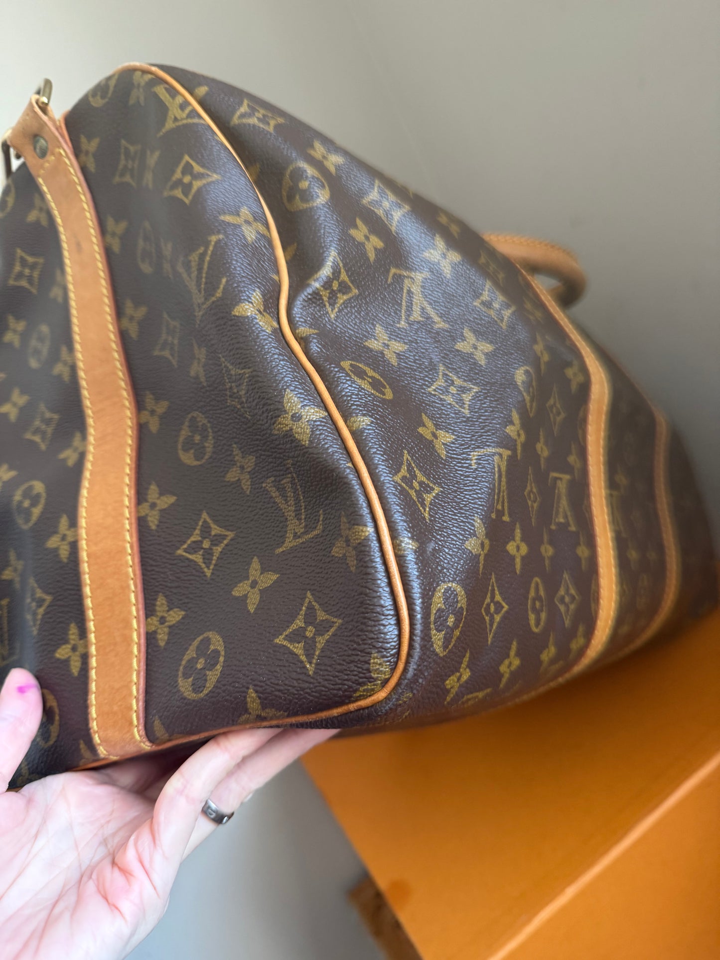 Louis Vuitton Keepall 50 Bandouliere Luggage Bag