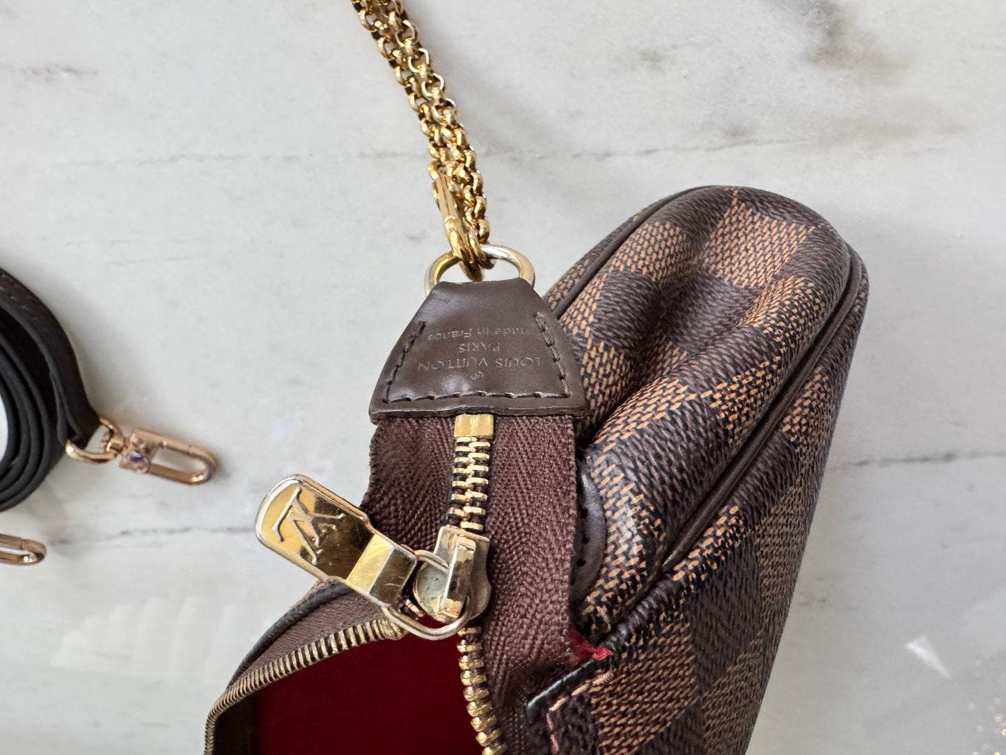 Louis Vuitton Eva Clutch On chain