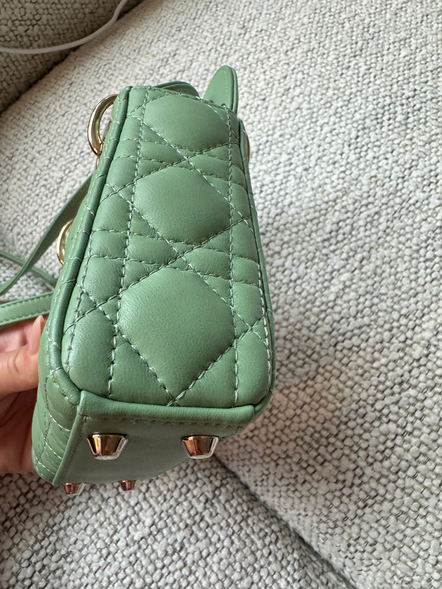 Christian Dior Lady Micro Bag , lmtd Edition Green