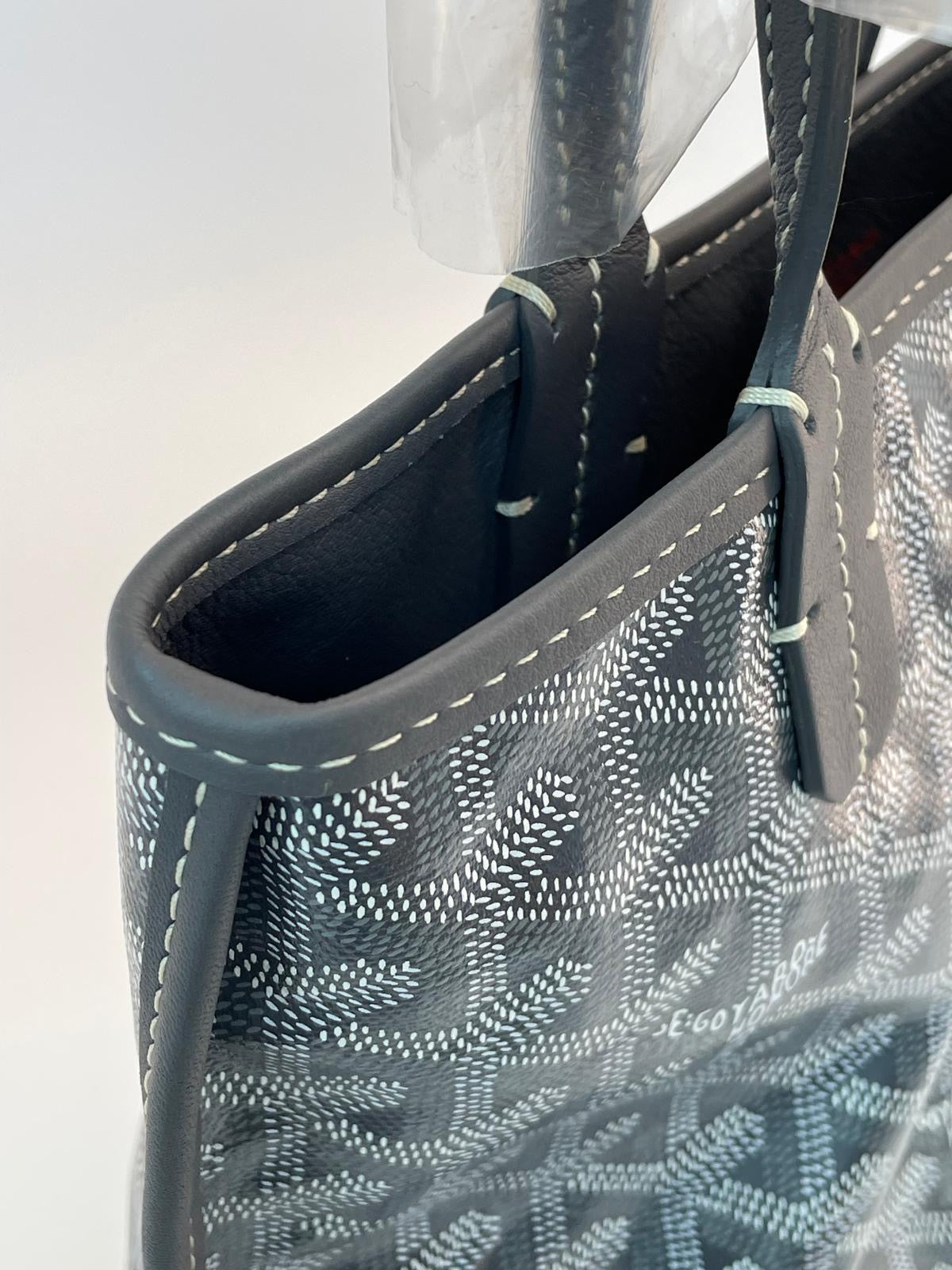 Goyard Mini Anjou Grey tote