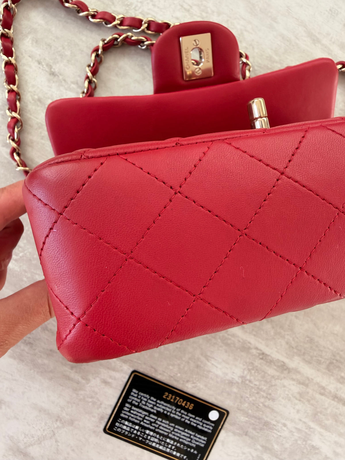 Chanel Classic Mini Rectangular Flap Bag, GHW