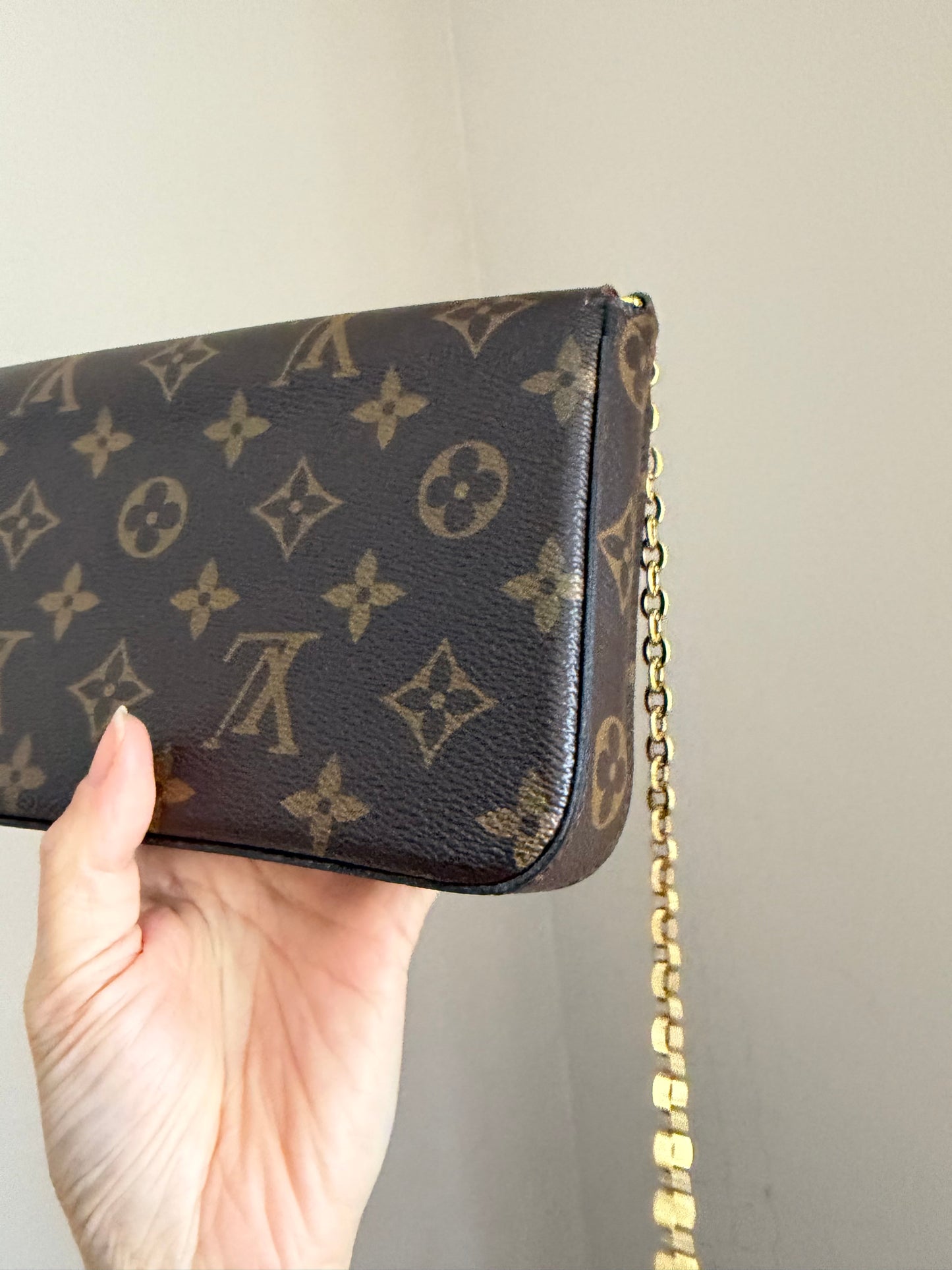 Louis Vuitton felicie pochette monogram