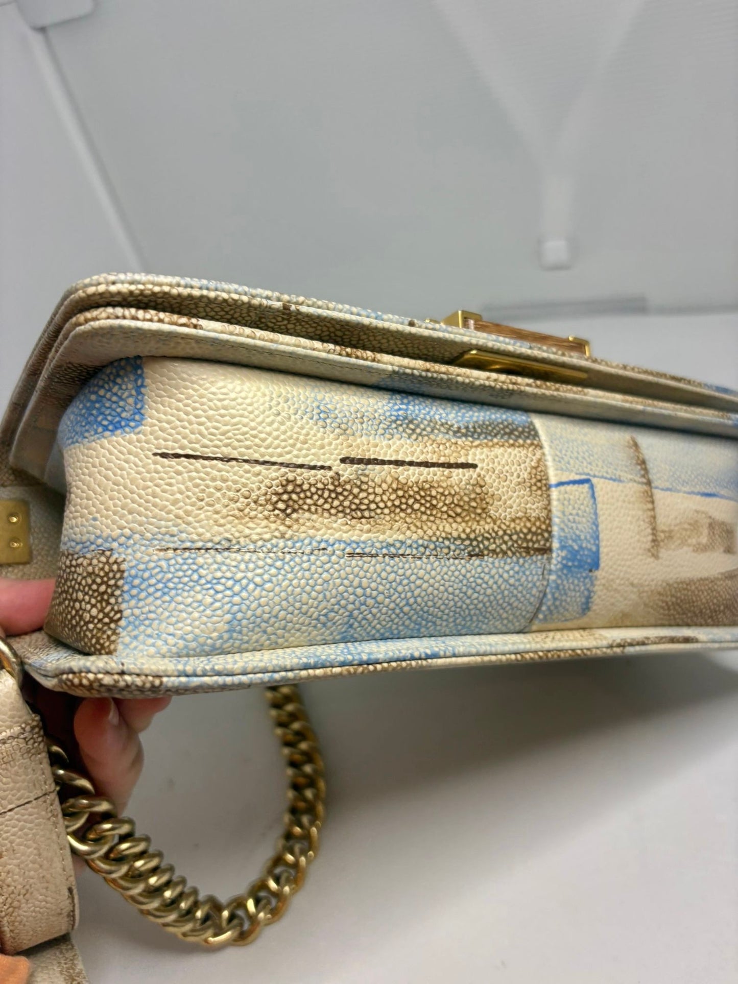 Chanel Medium Boy Limited Edition Caviar Gold Hardware