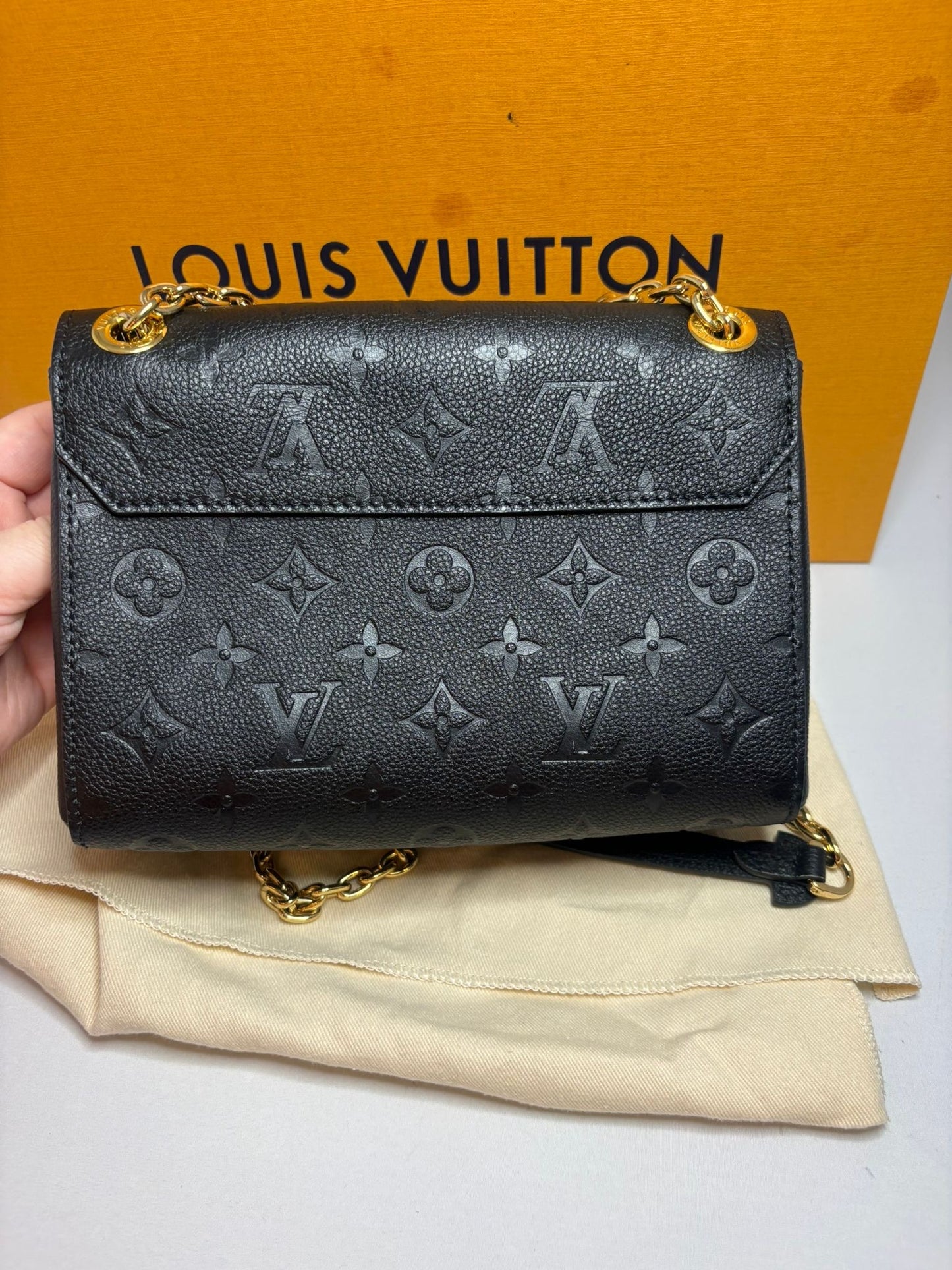 Louis Vuitton Vavin BB shoulder bag in black Monogram Empreinte