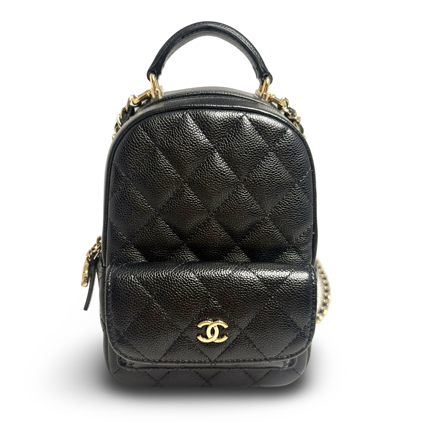 Chanel Caviar Quilted CC Mini Classic Backpack