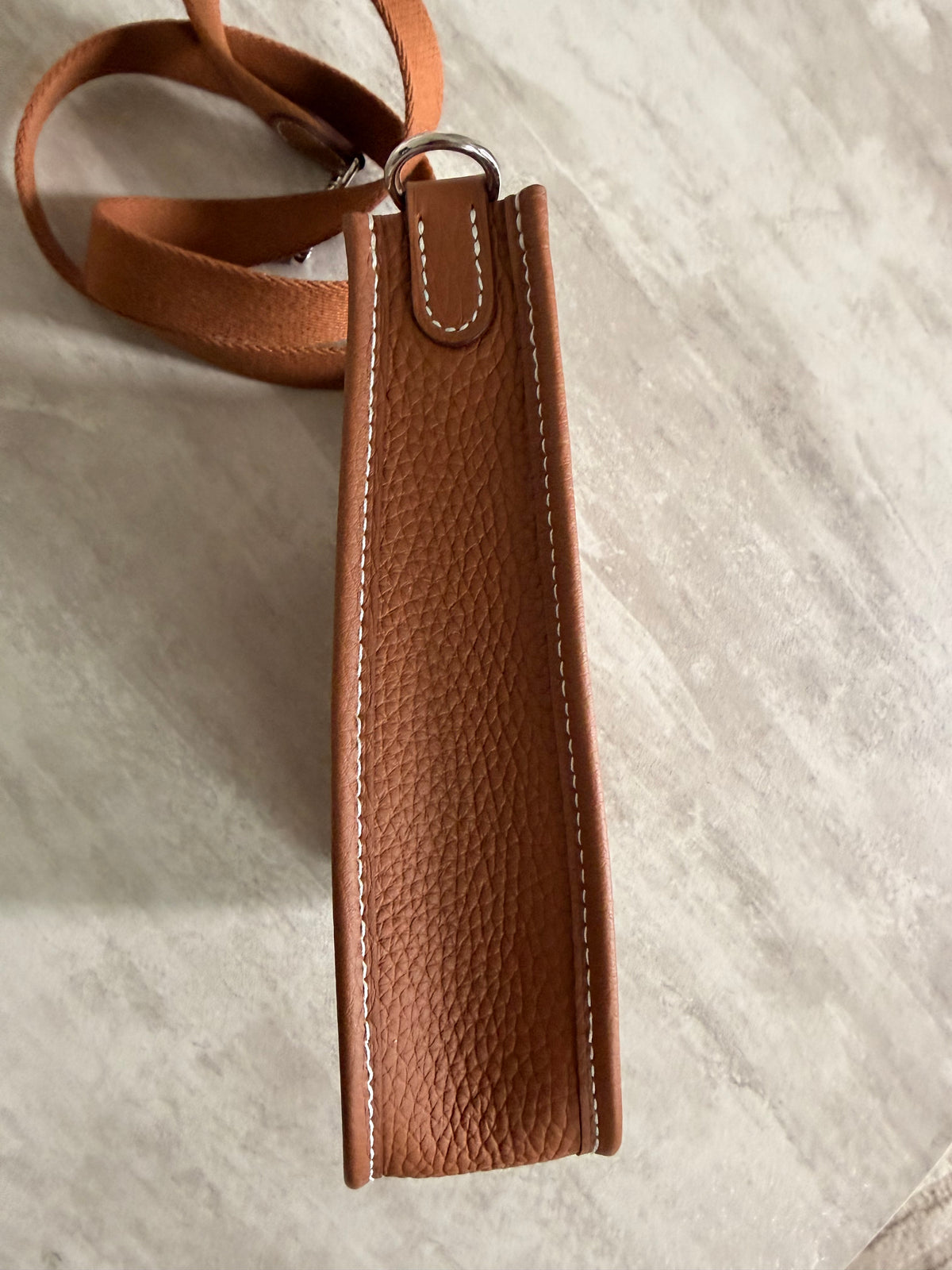 Hermes Mini Evelyn Bag, Gold PHW