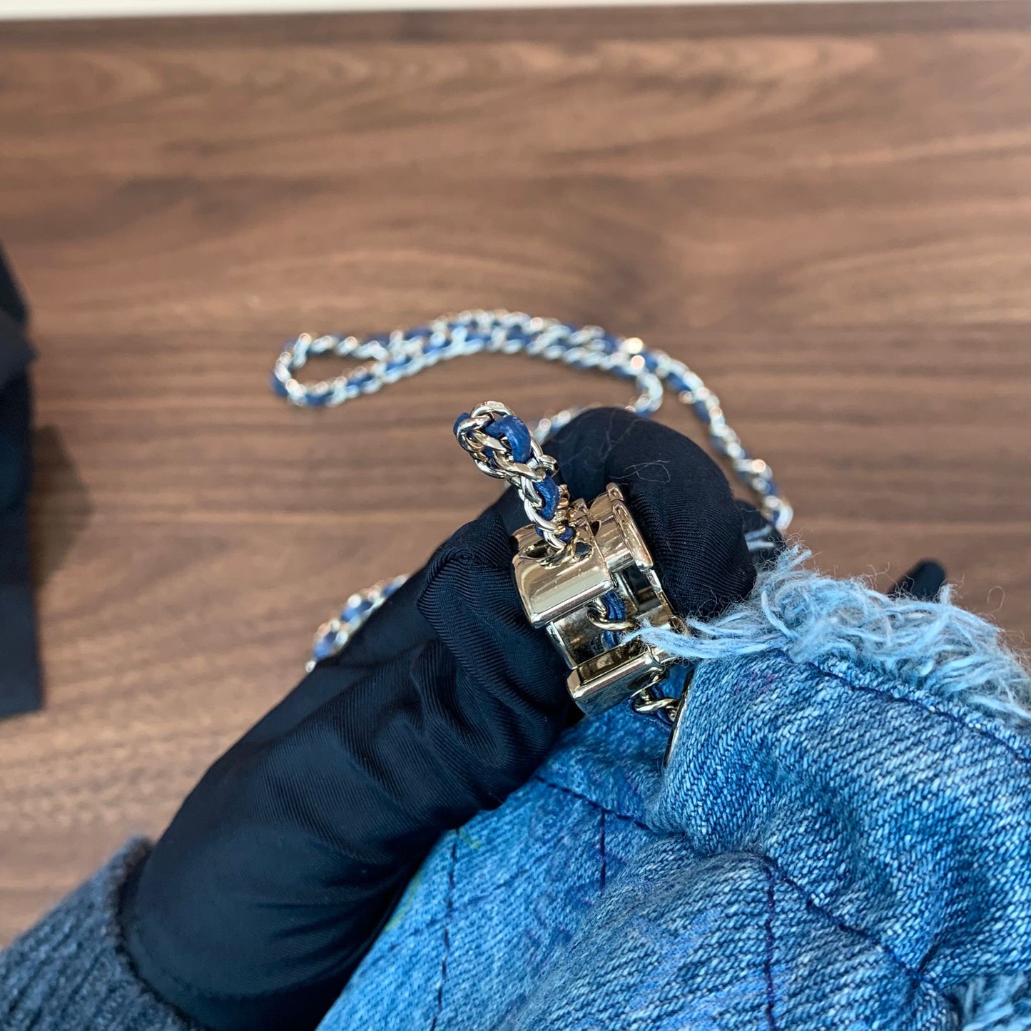 Chanel Mini Denim Mood Bucket bag