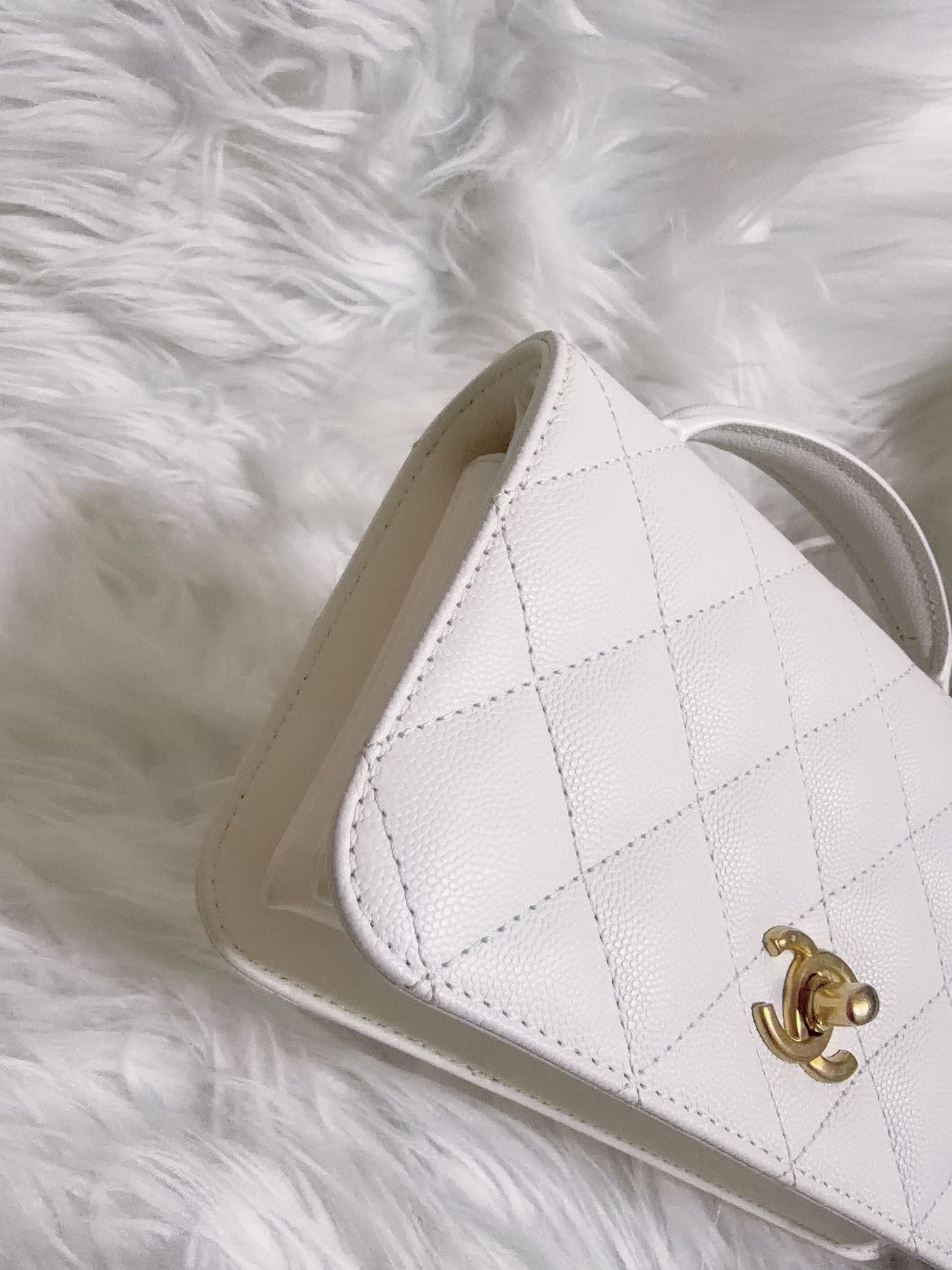 Chanel Top Handle Flap Bag