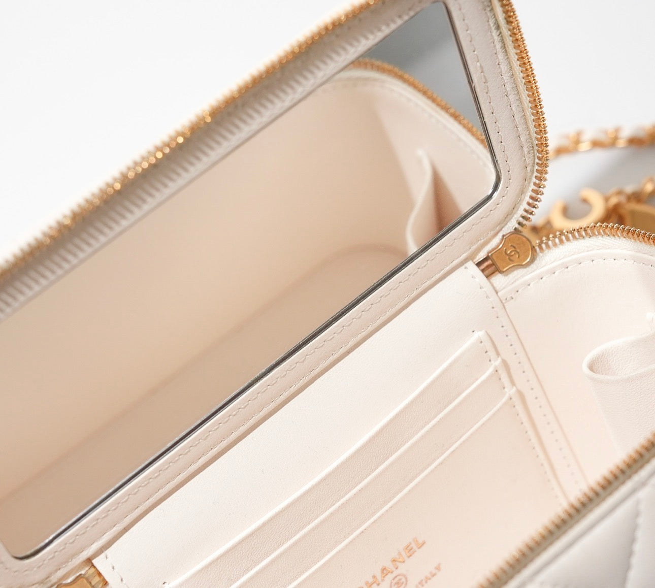 Chanel Long Vanity w/ Heart Chain