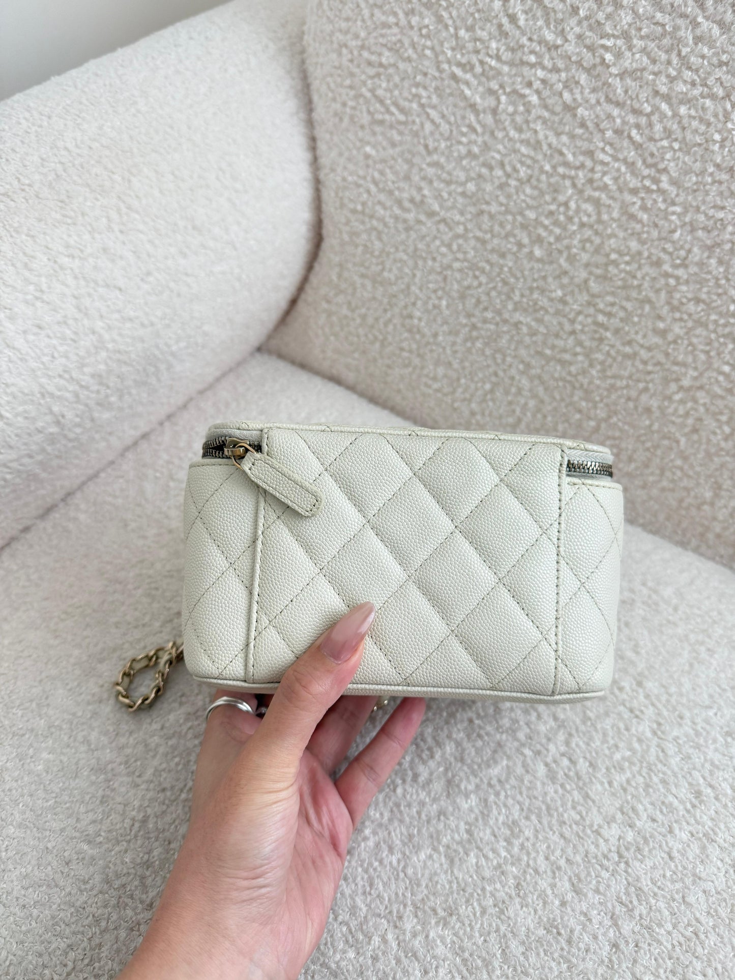 Chanel Long Caviar Vanity Bag
