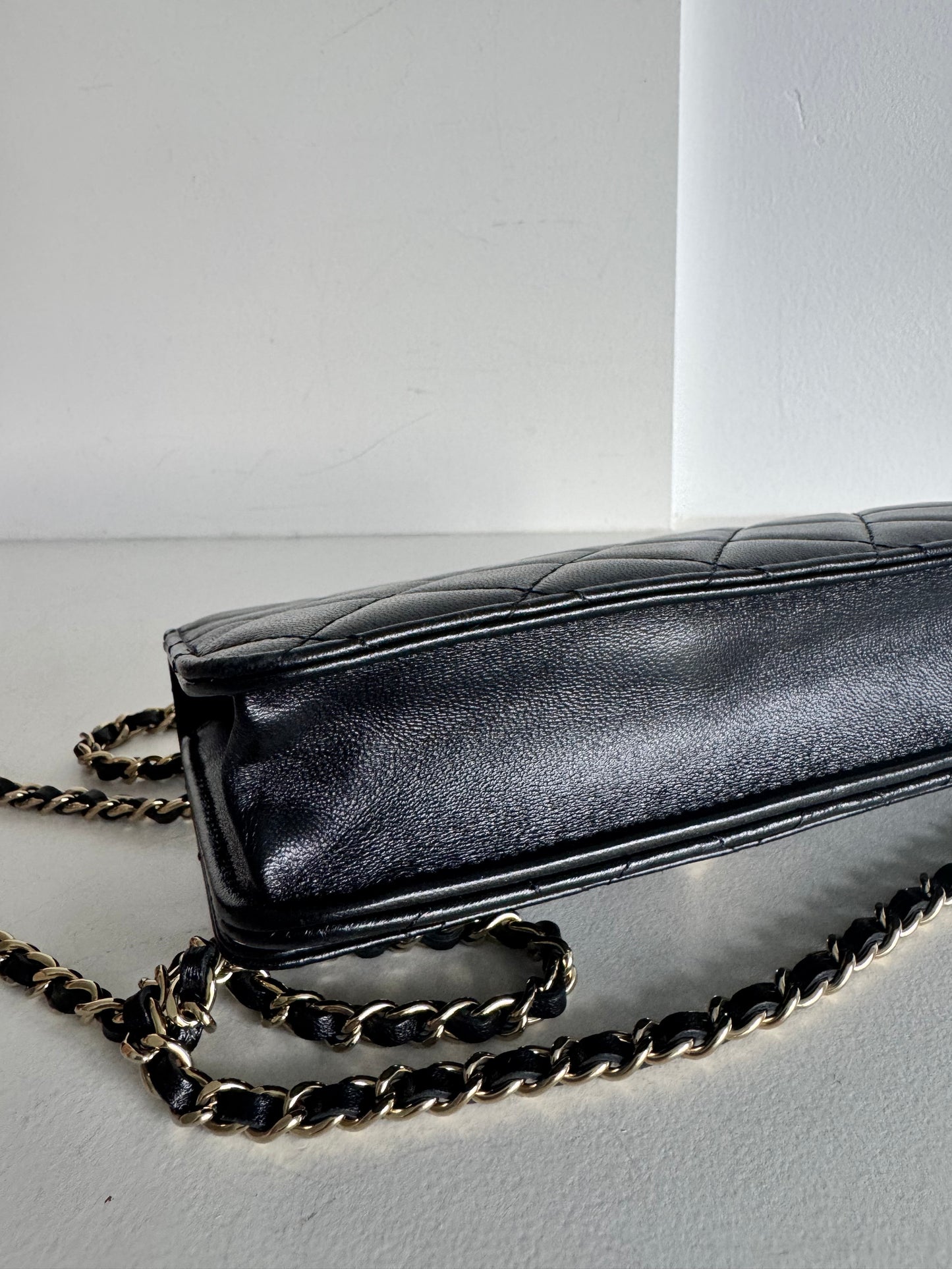 Chanel Trendy Quilted Lambskin Wallet On Chain