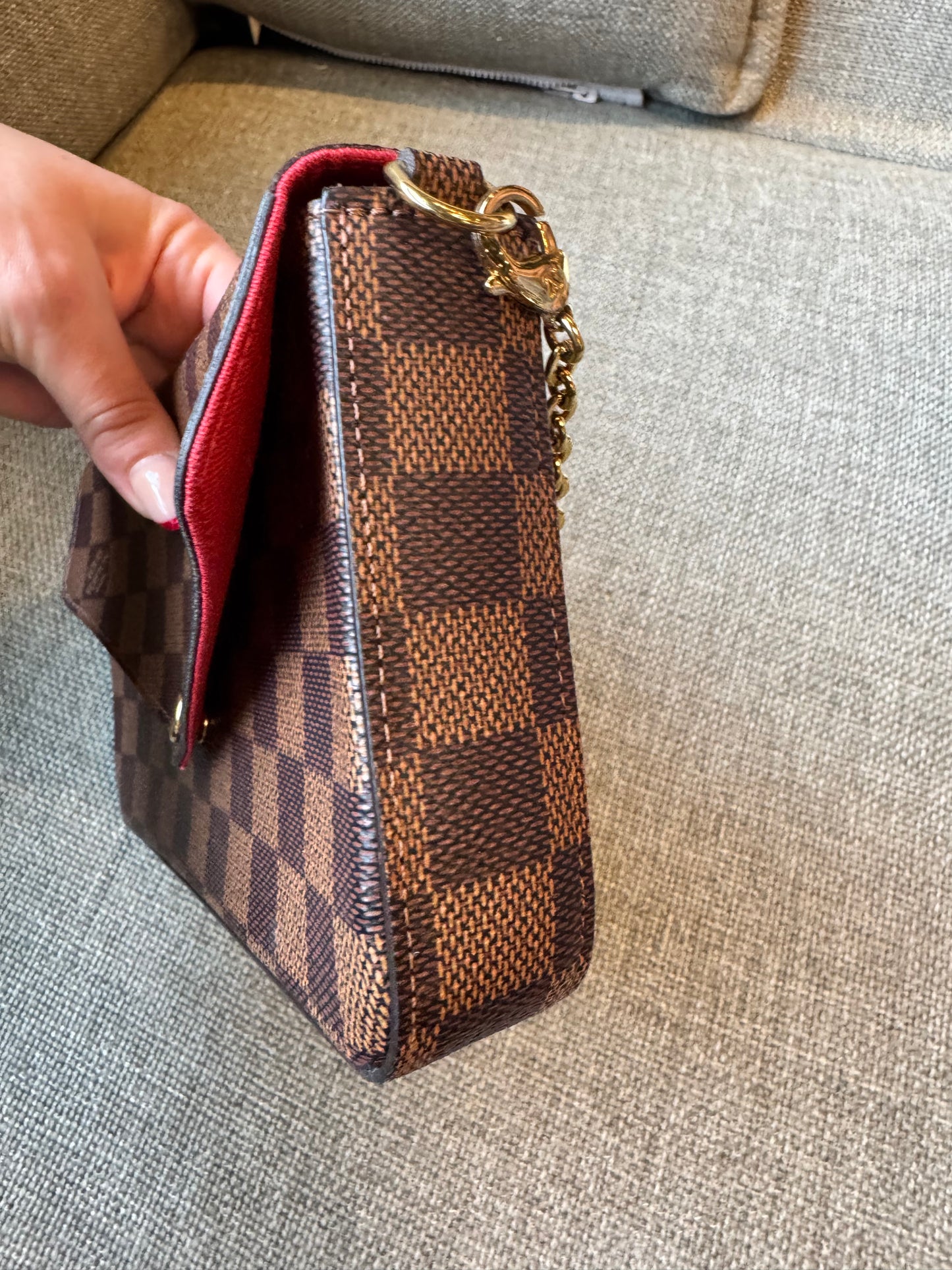 Louis Vuitton felicie pochette Ebene