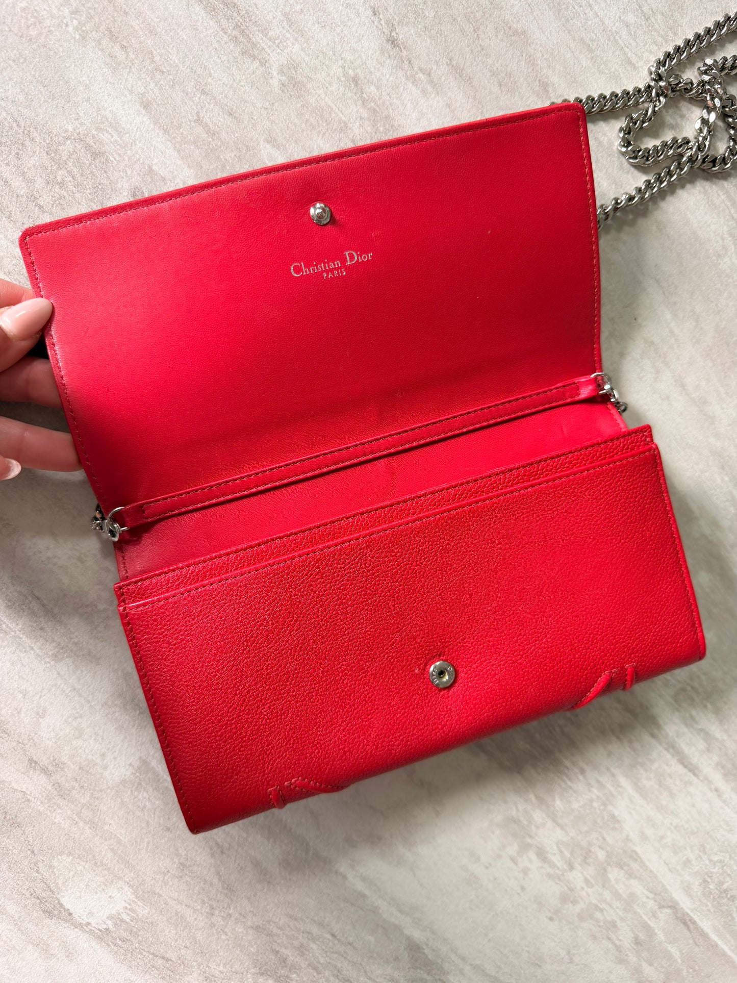 Christian Dior Diorama Wallet On Chain