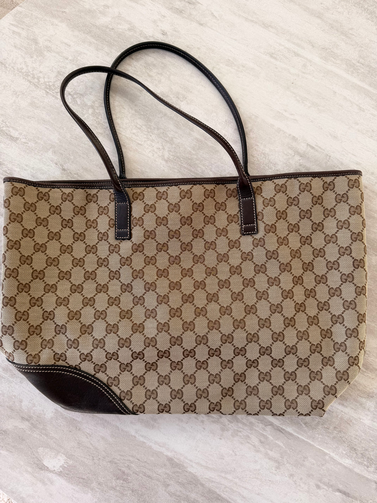 Gucci GG Canvas Britt Tote