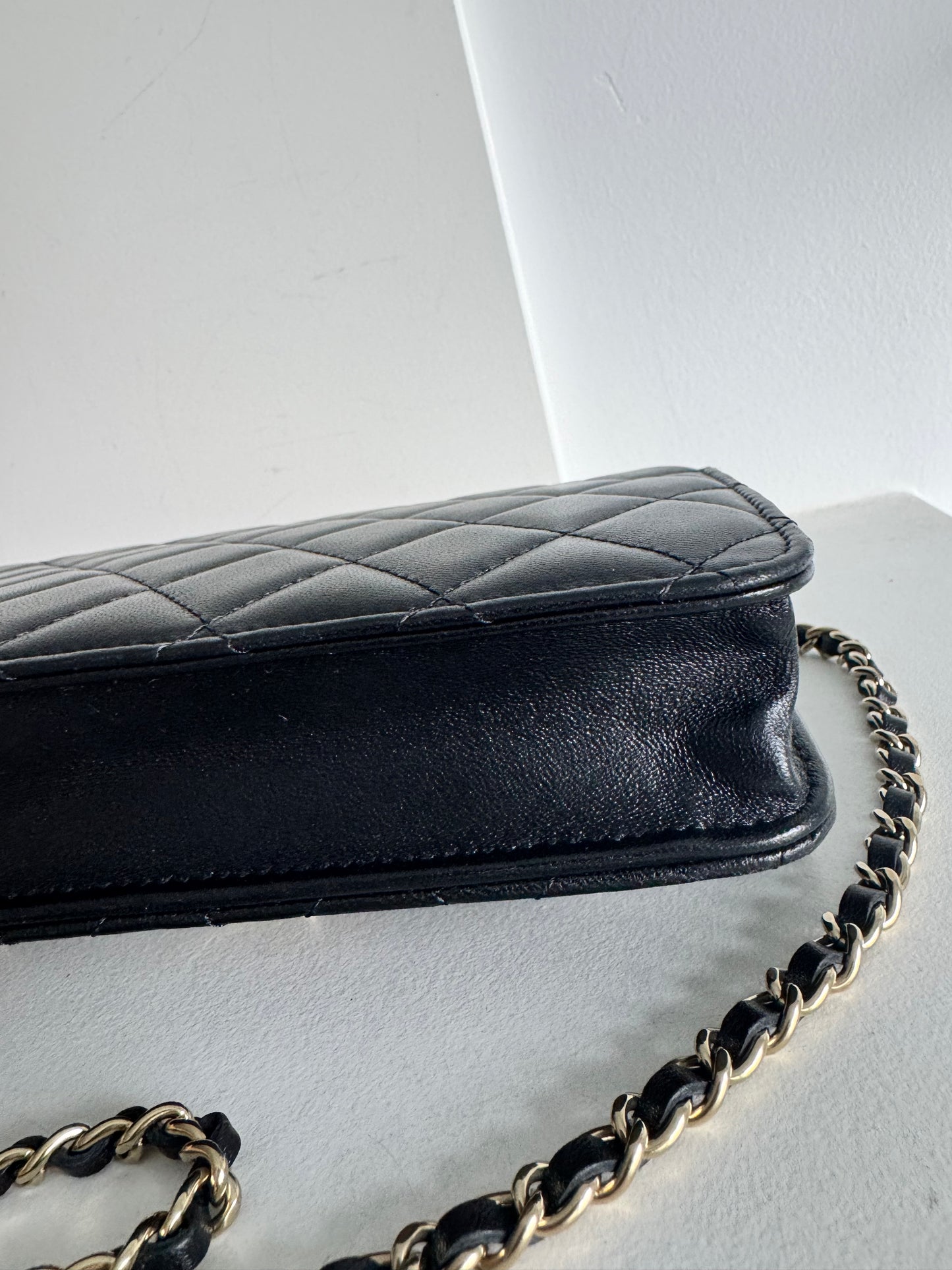 Chanel Trendy Quilted Lambskin Wallet On Chain