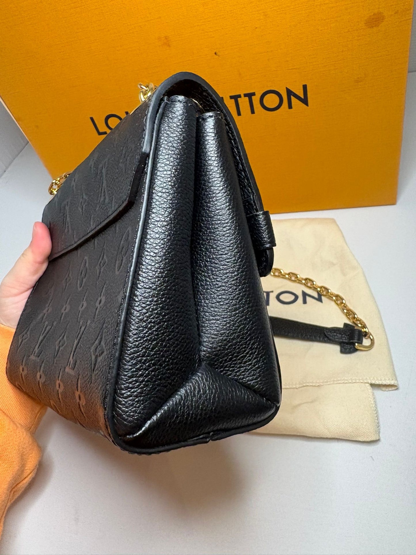 Louis Vuitton Vavin BB shoulder bag in black Monogram Empreinte