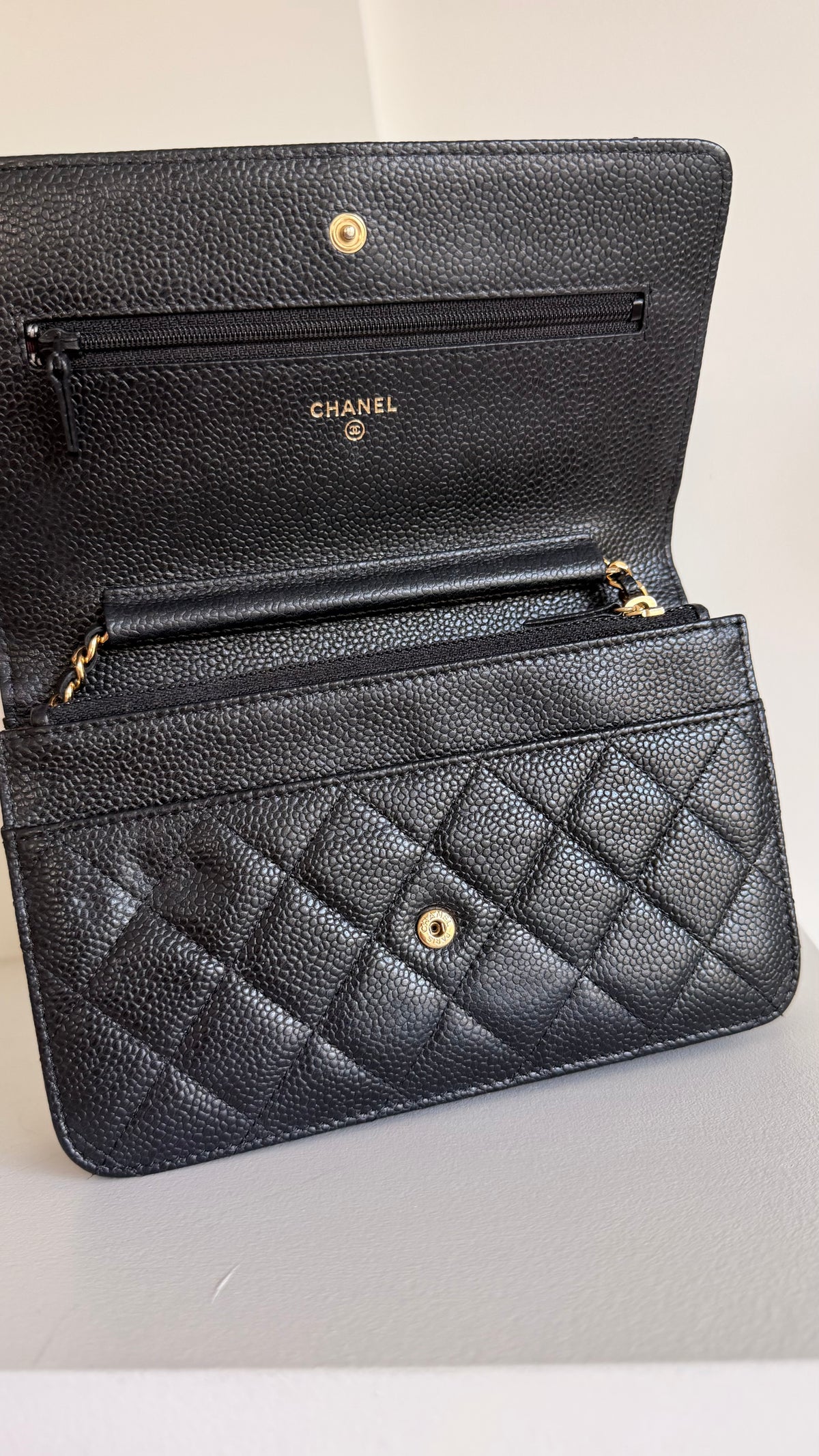 Chanel Quilted Wallet On Chain