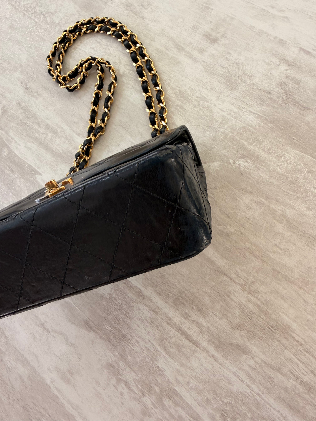 Chanel Black Quilted Lambskin Flap Bag GHW