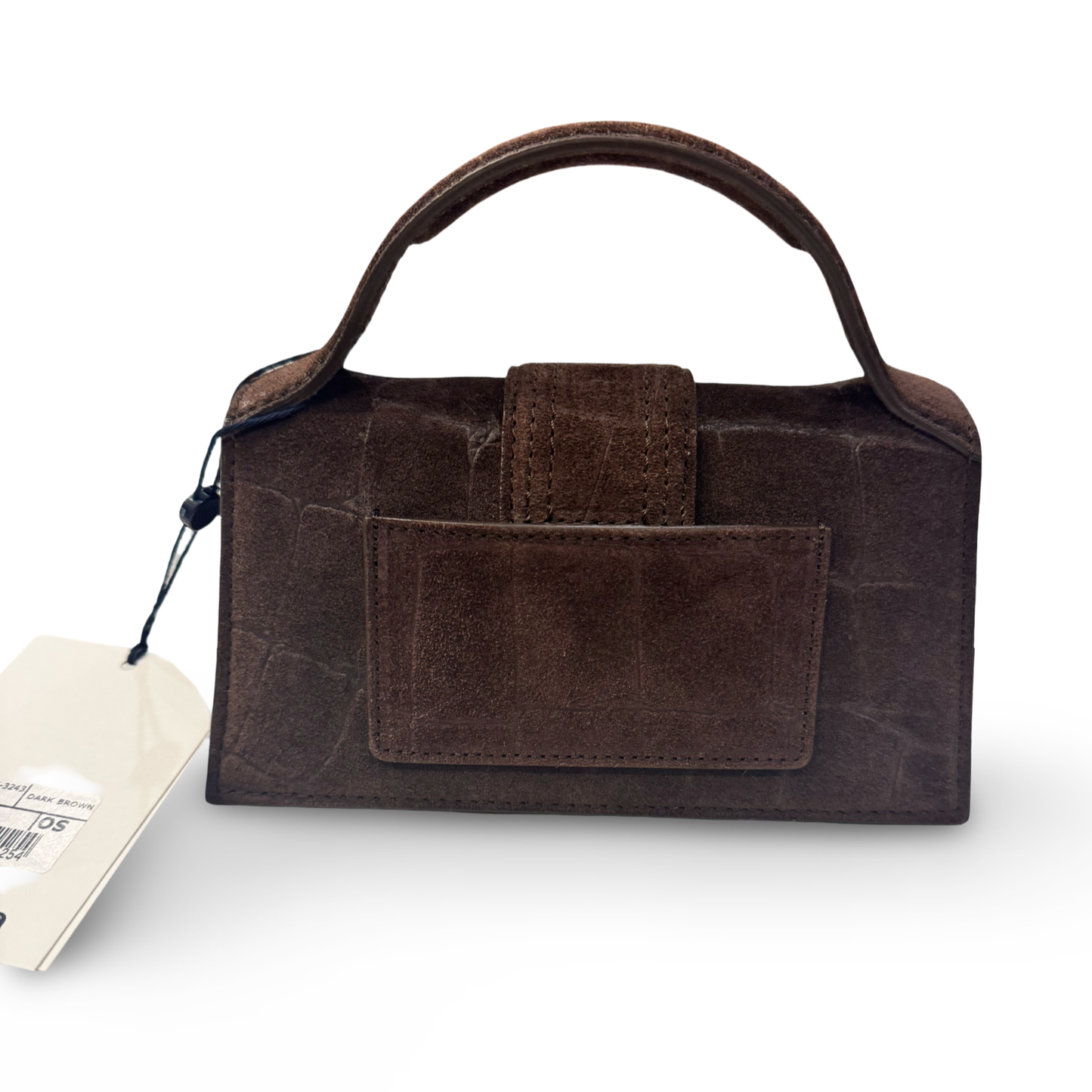 Jacquemus Le Bambino mini bag in crocodile/ suede