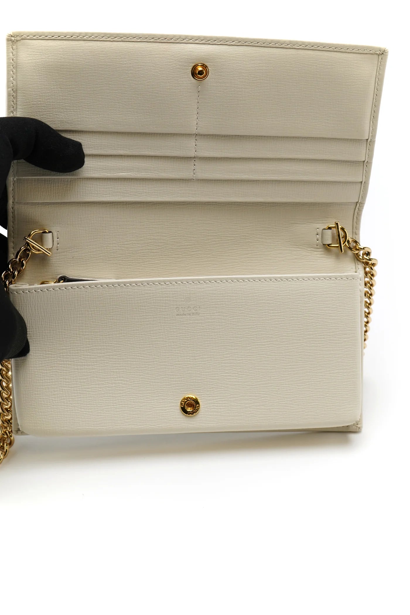 Gucci GG Supreme Horsebit 1955 Wallet on Chain
