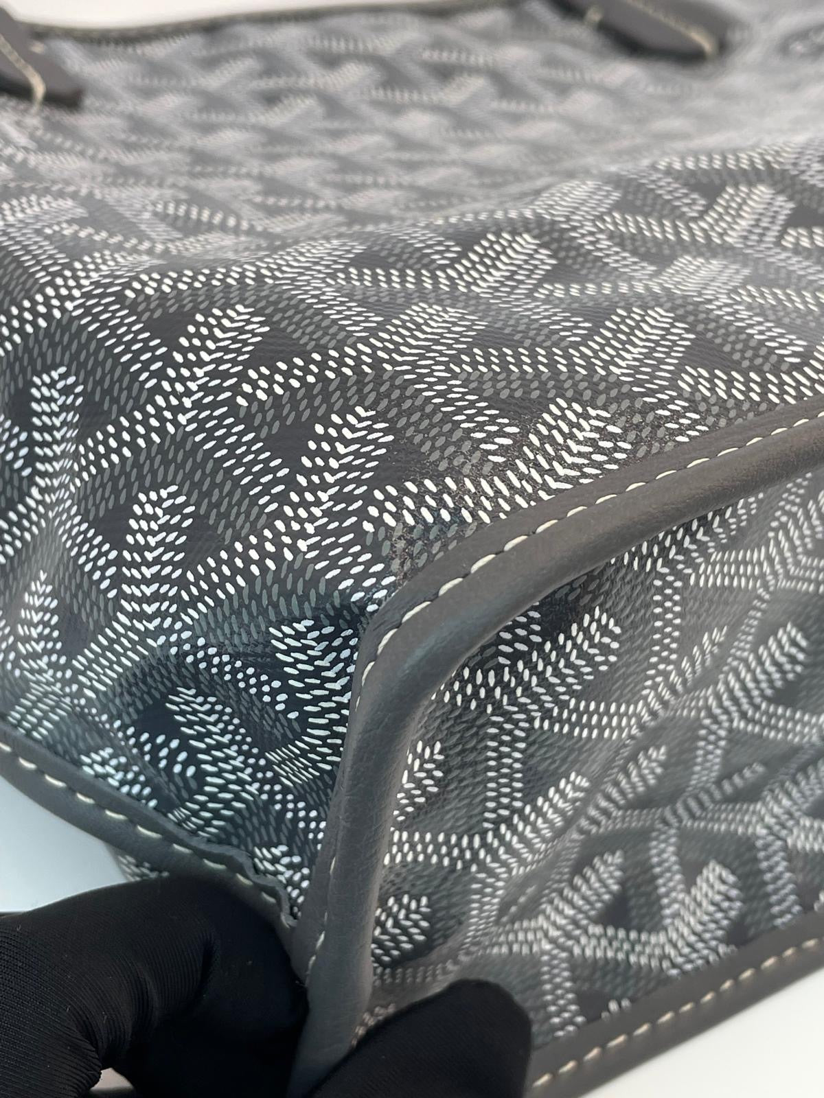 Goyard Mini Anjou Grey tote