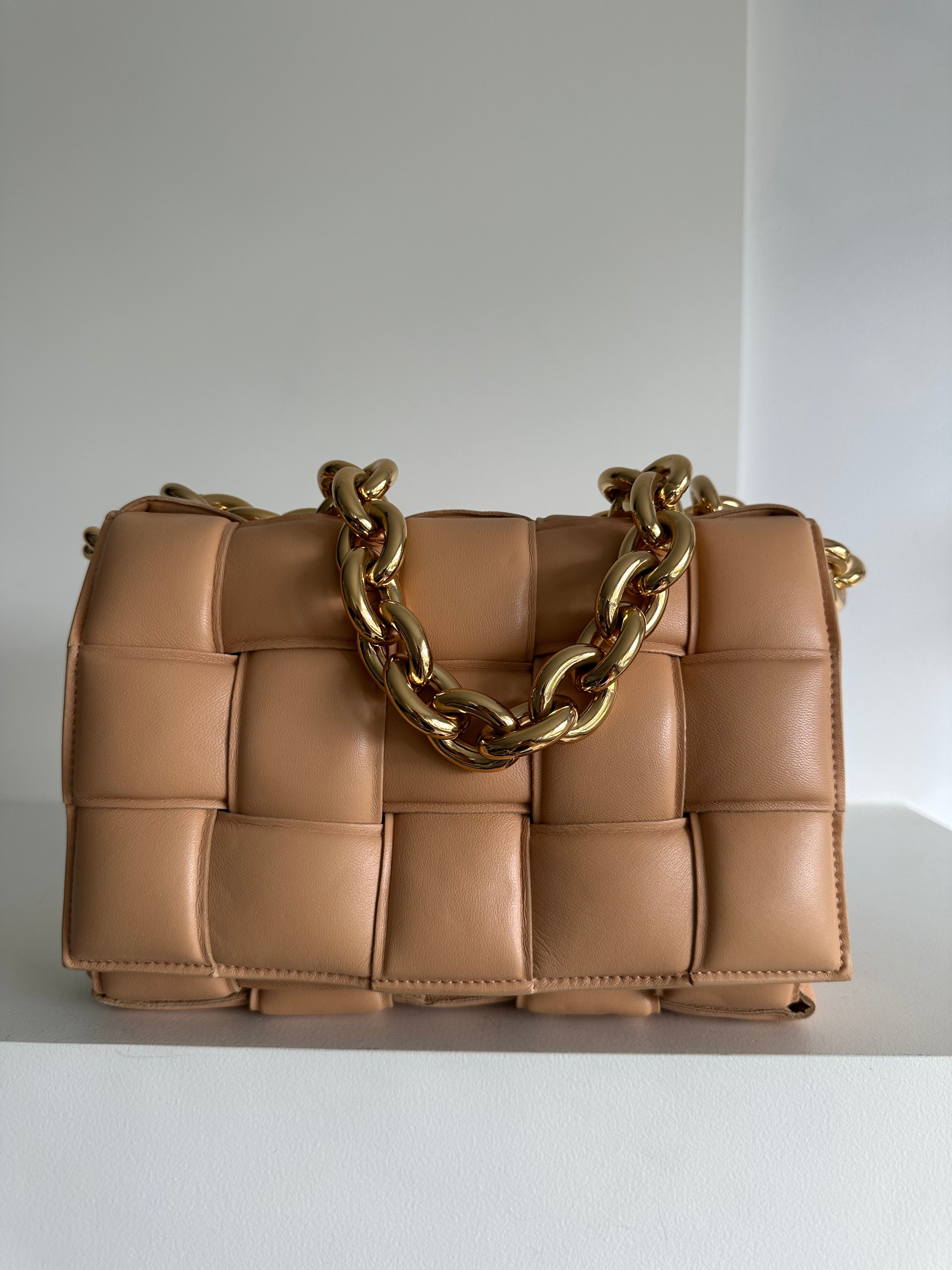 Bottega veneta caramel padded chain cassette bag – Posh Ave Luxury  Consignment