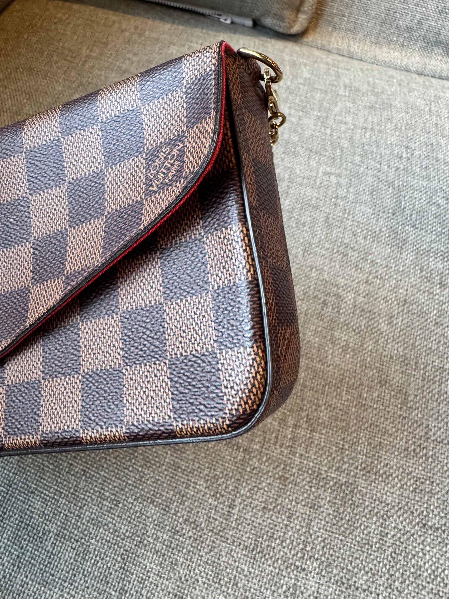 Louis Vuitton felicie pochette Ebene